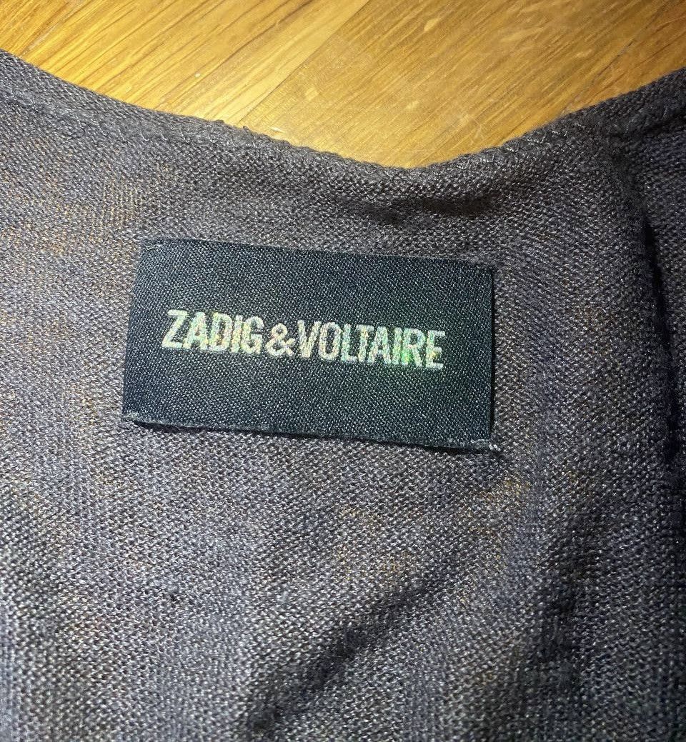Zadig & Voltaire Zadig & Voltaire vintage lilo v-neck long sleeve tee Size L / US 10 / IT 46 - 4 Thumbnail