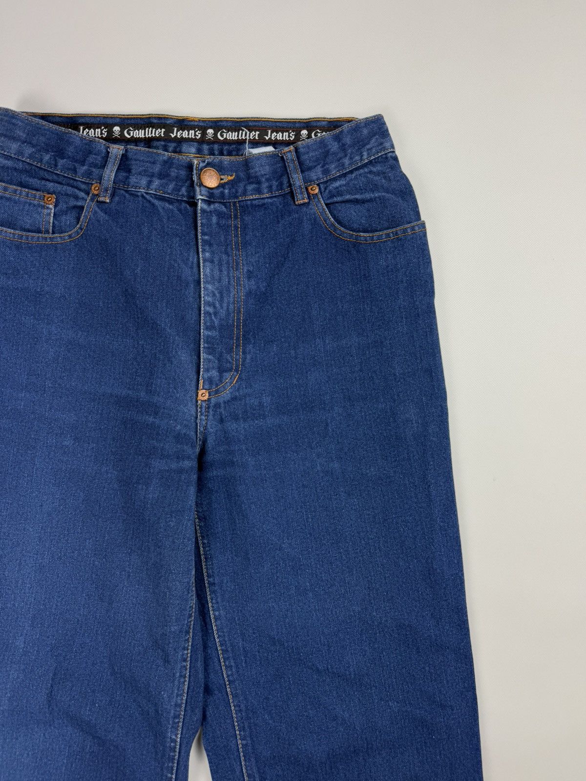 Jean Paul Gaultier Jean Paul Gaultier Vintage Unisex Denim Designer Jeans Size US 29 - 7 Thumbnail