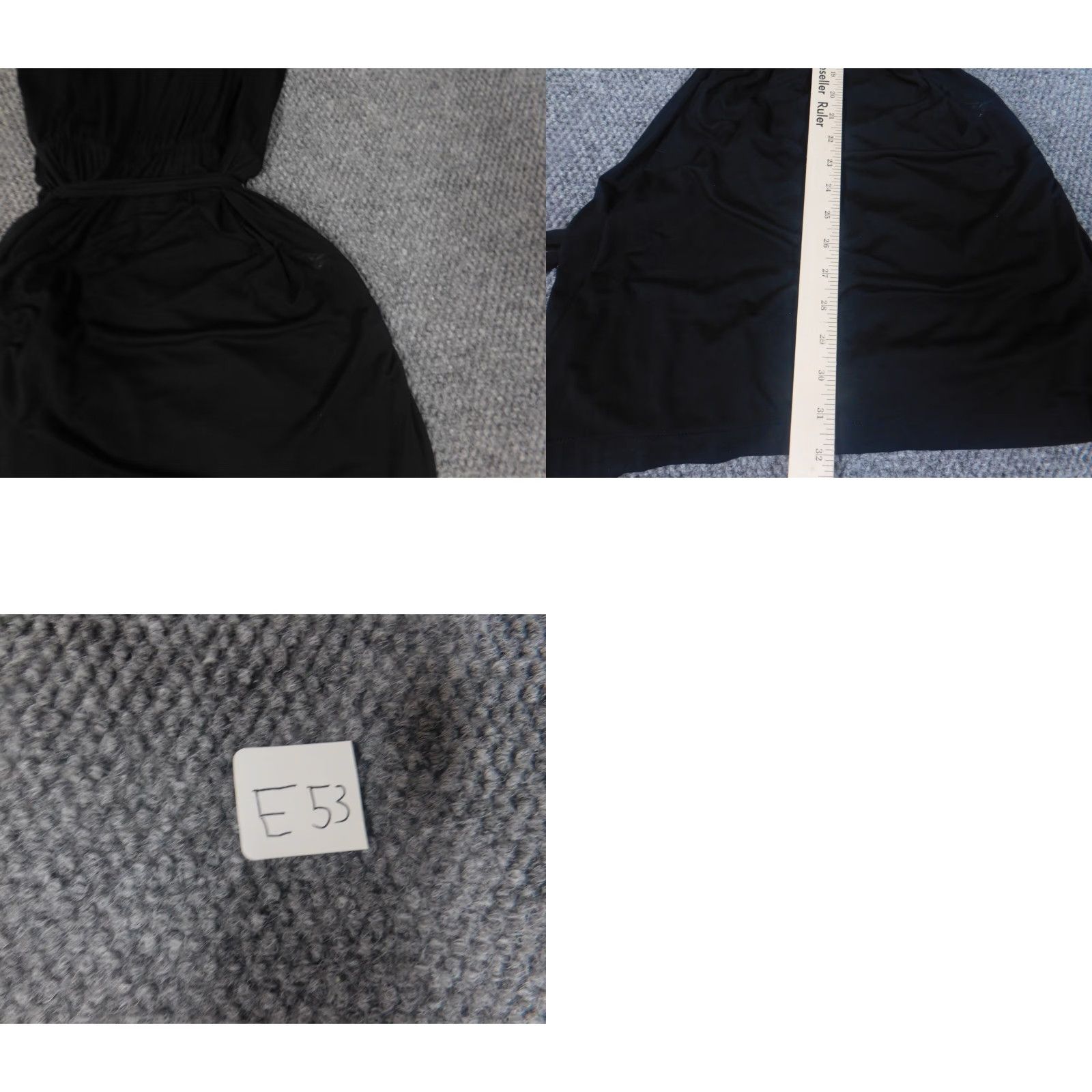 Loft Ann Taylor Loft Womens Dress XS Black A-Line Stretch Belted Modal Size XS / US 0-2 / IT 36-38 - 8 Thumbnail