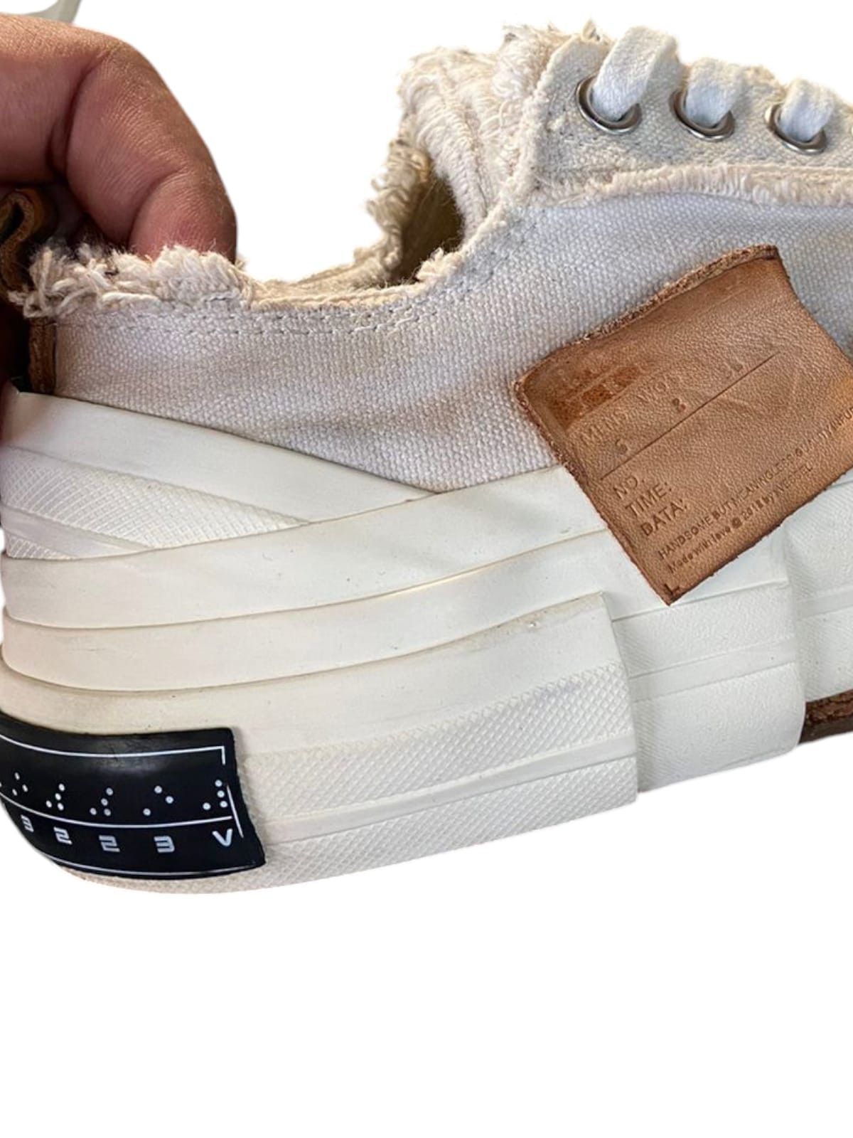 xVESSEL Xvessel G.O.P low all white canvas sneaket Size US 8 / IT 38 - 12 Thumbnail