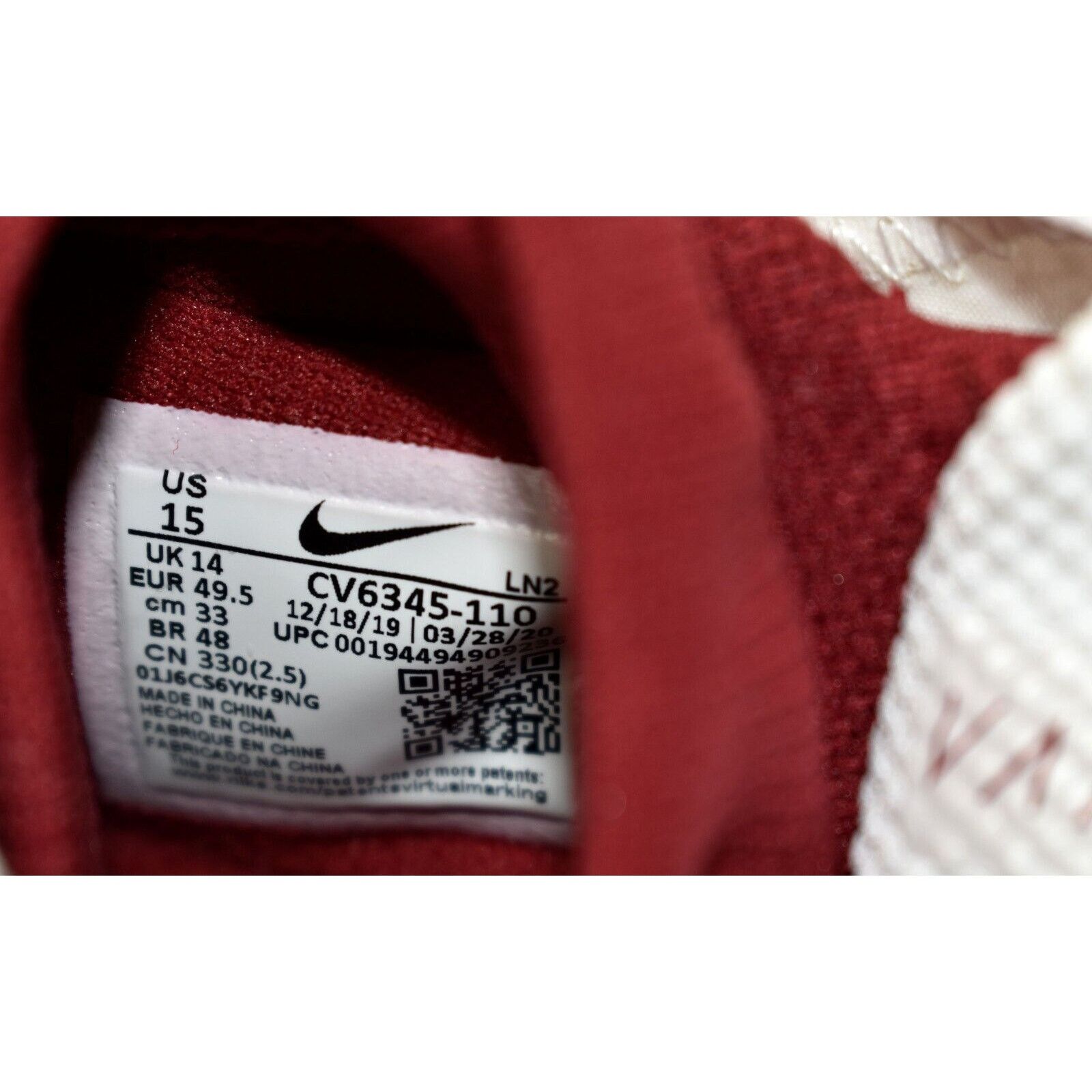 Nike NEW NIKE Vapor Edge Pro 360 Football Cleats CV6345-110 Sz 15 Size US 15 / EU 48 - 7 Thumbnail