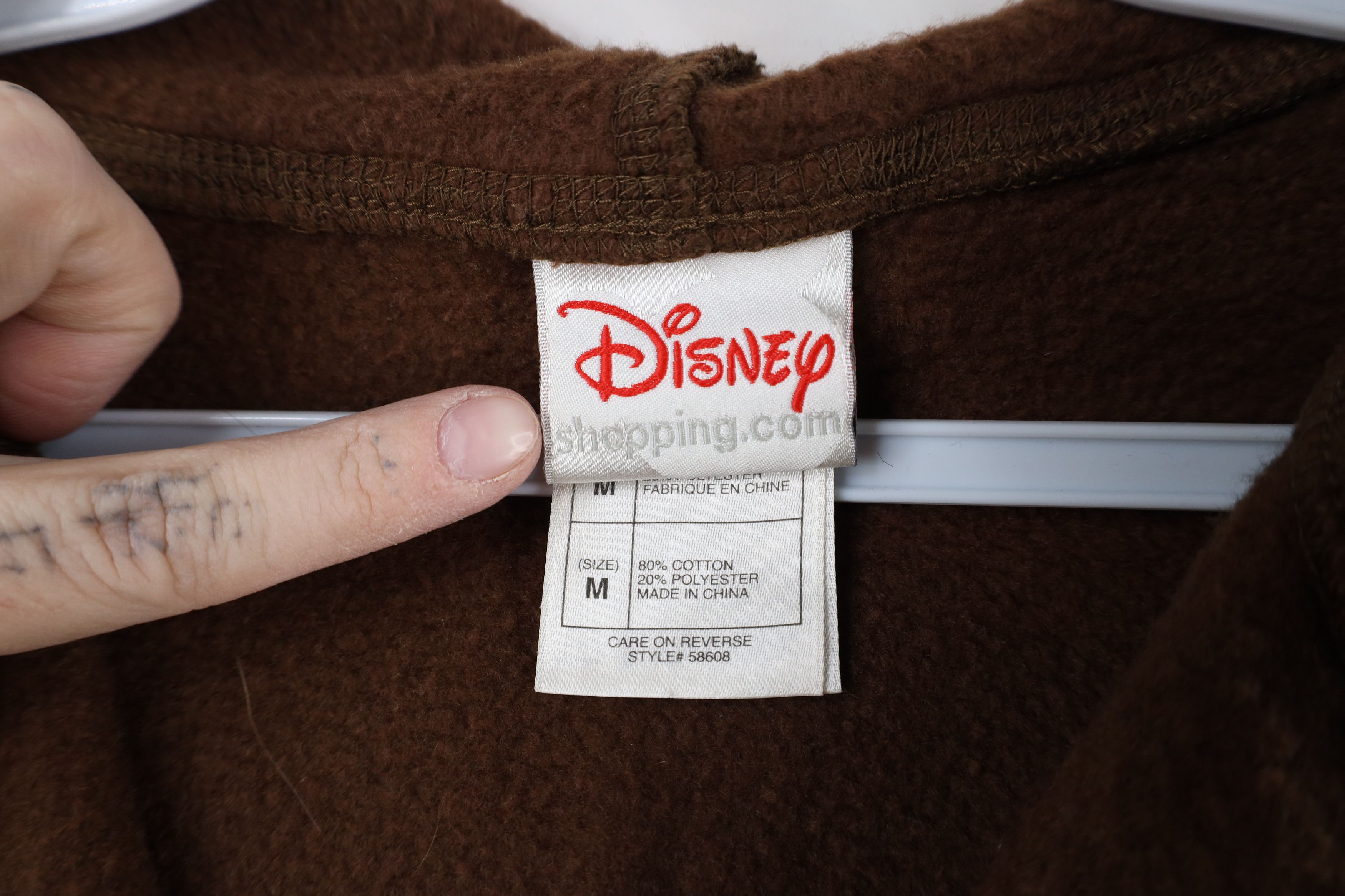 Disney × Vintage Vintage 90s Disney Fairy Tinker Bell Hoodie Sweatshirt Size M / US 6-8 / IT 42-44 - 11 Thumbnail