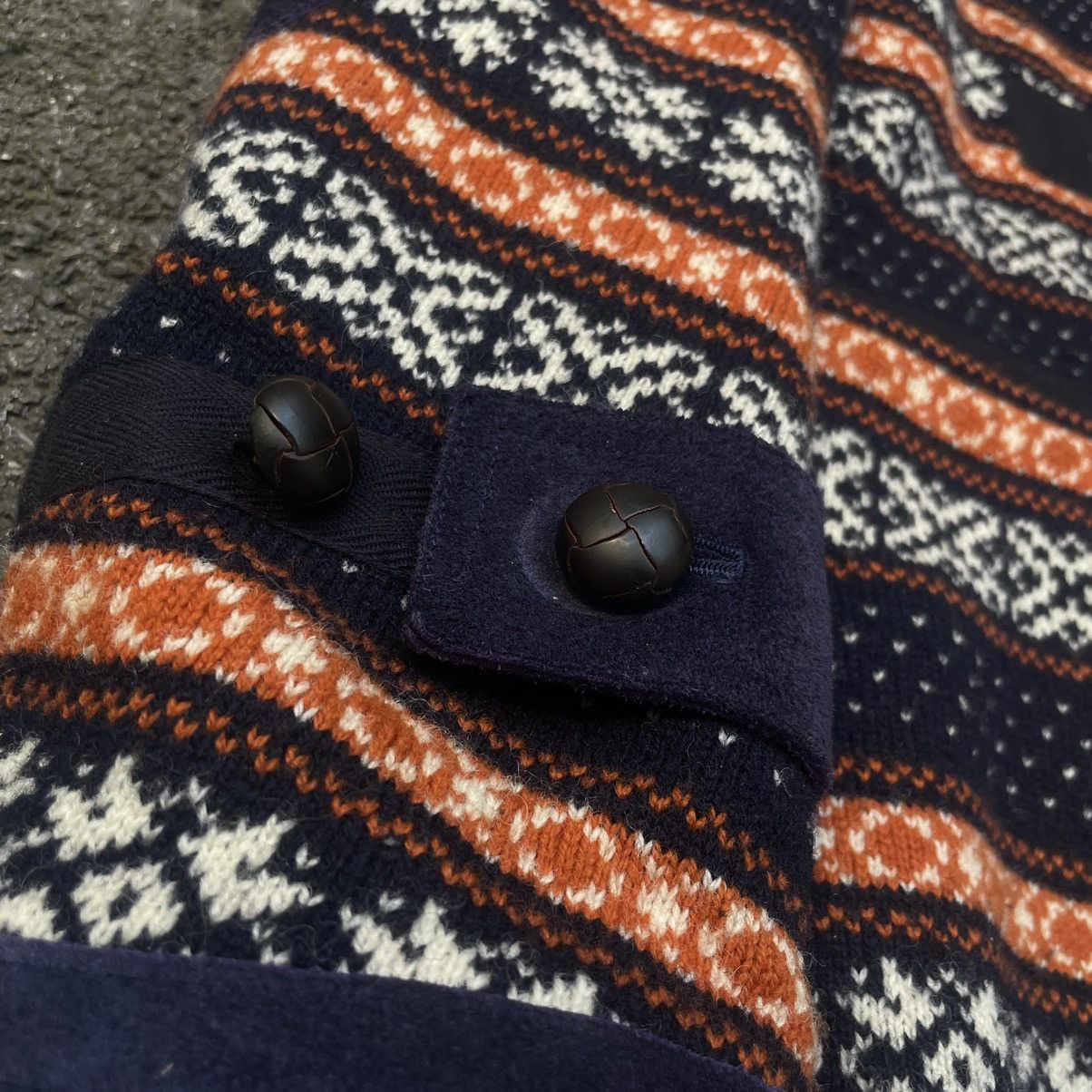 Comme des Garcons × Junya Watanabe Junya Watanabe AD2011 Nordic Print duffle coat Size US M / EU 48-50 / 2 - 4 Thumbnail