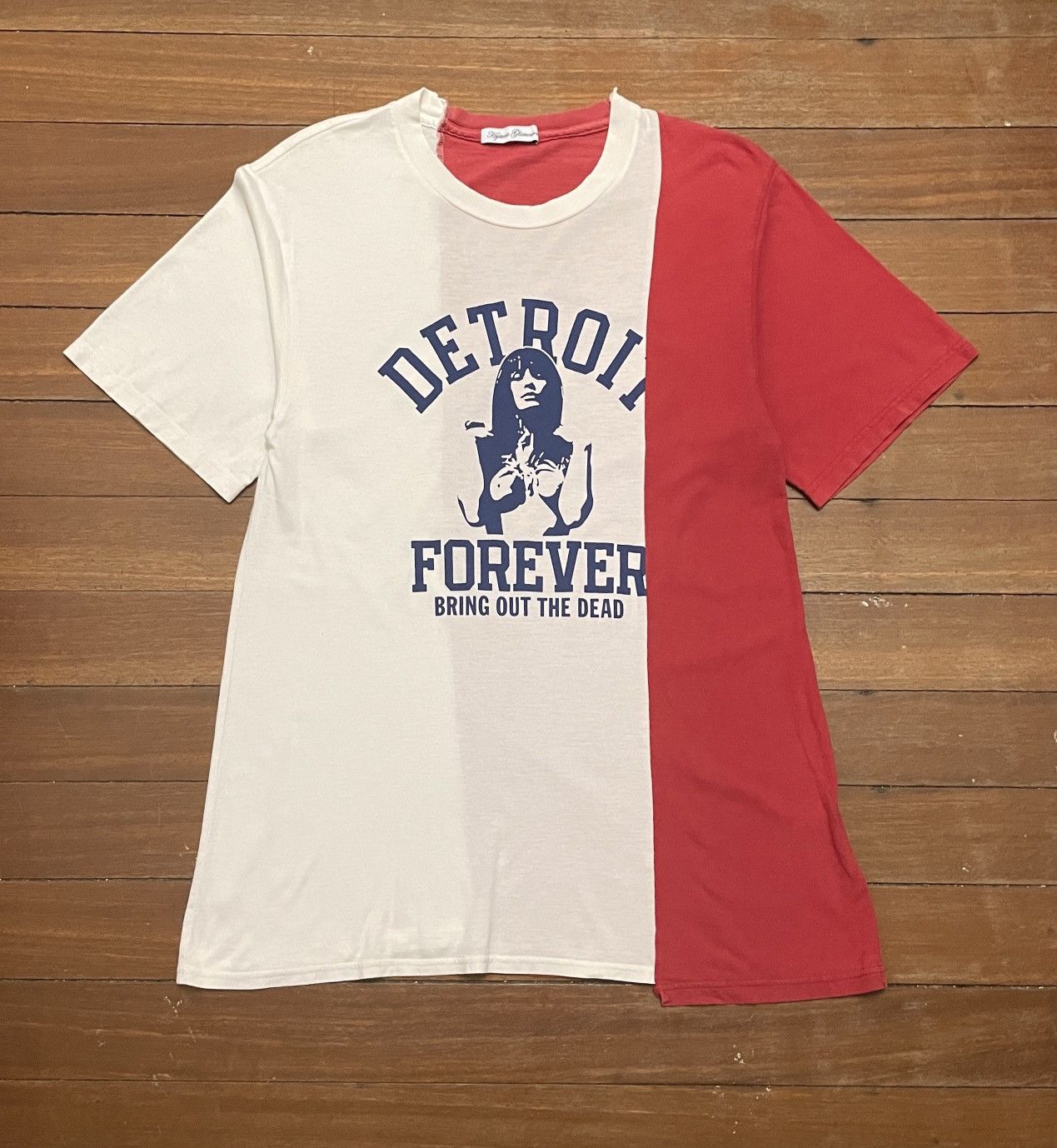 Hysteric Glamour Very Rare Vintage Hysteric Glamour Two Tone T-shirt 2000s Size US M / EU 48-50 / 2 - 1 Thumbnail