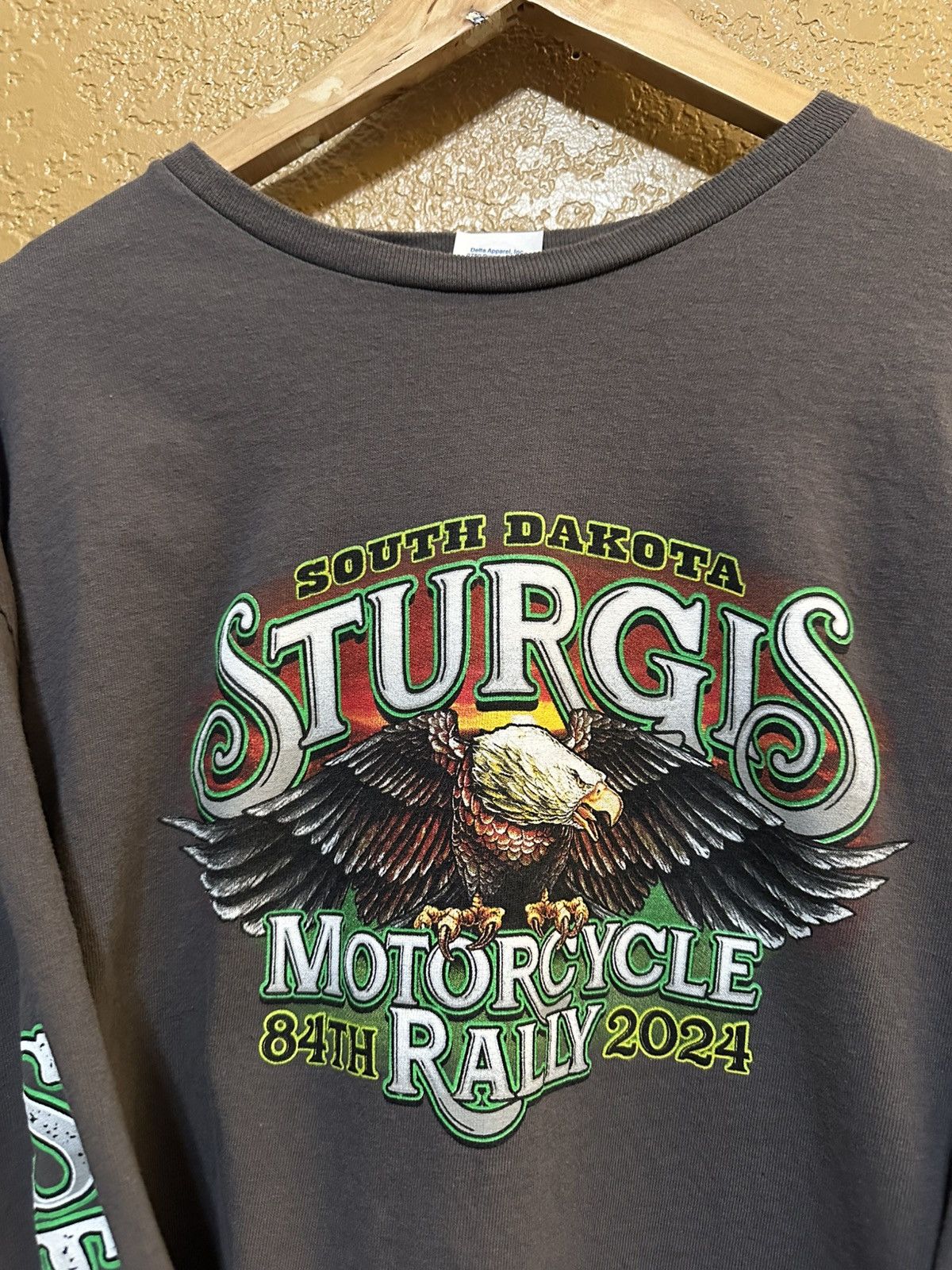 West Coast Choppers 🦅 insane Sturgis Motorcycle Rally Longsleeve Tee 4gseller Size US XXL / EU 58 / 5 - 4 Thumbnail