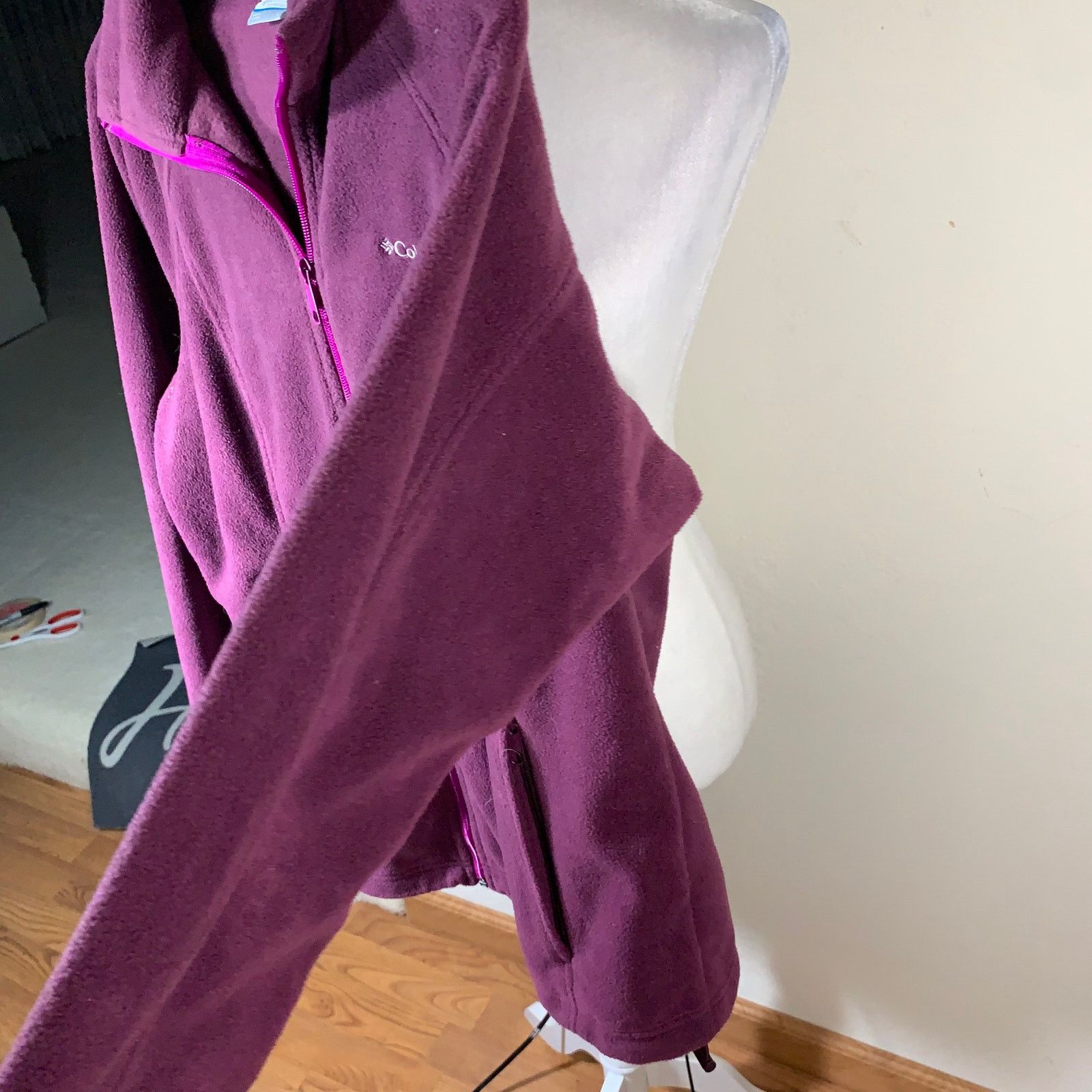 Columbia Columbia Purple Fleece Women's Jacket Size L Size L / US 10 / IT 46 - 5 Thumbnail