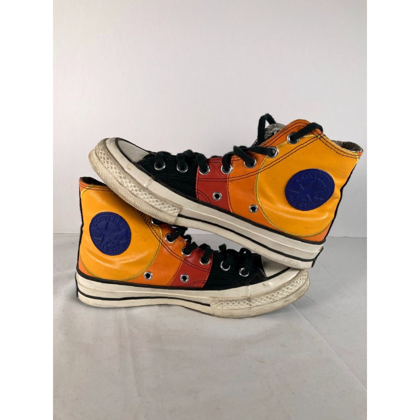 Converse Converse Chuck Taylor All Star Hi Space Jam Mens 7 Tune Squad Mens 5 Black Colorblock Lace Up High Top Athletic Sneaker 90s Space Mens Shoes Size ONE SIZE - 5 Thumbnail