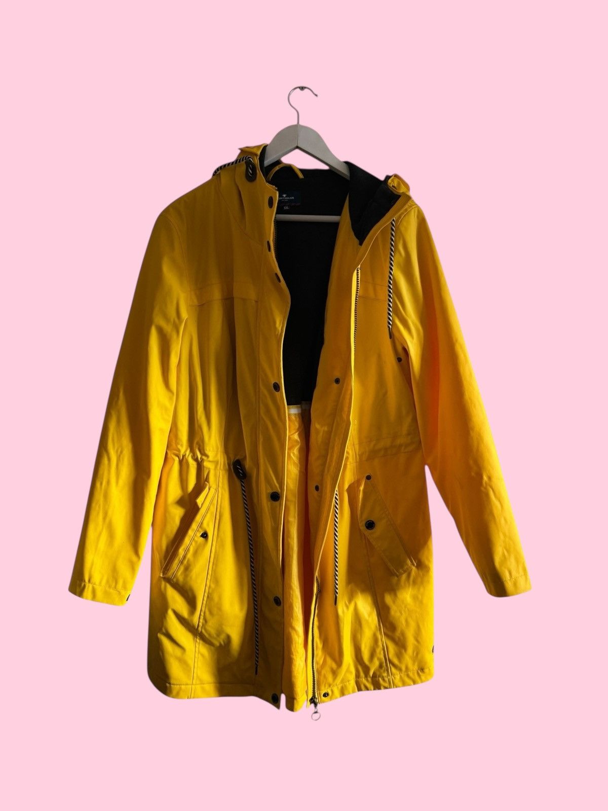 Tom Tailor Yellow Utility Parka Tom Tailor raincoat jacket M Size M / US 6-8 / IT 42-44 - 5 Thumbnail