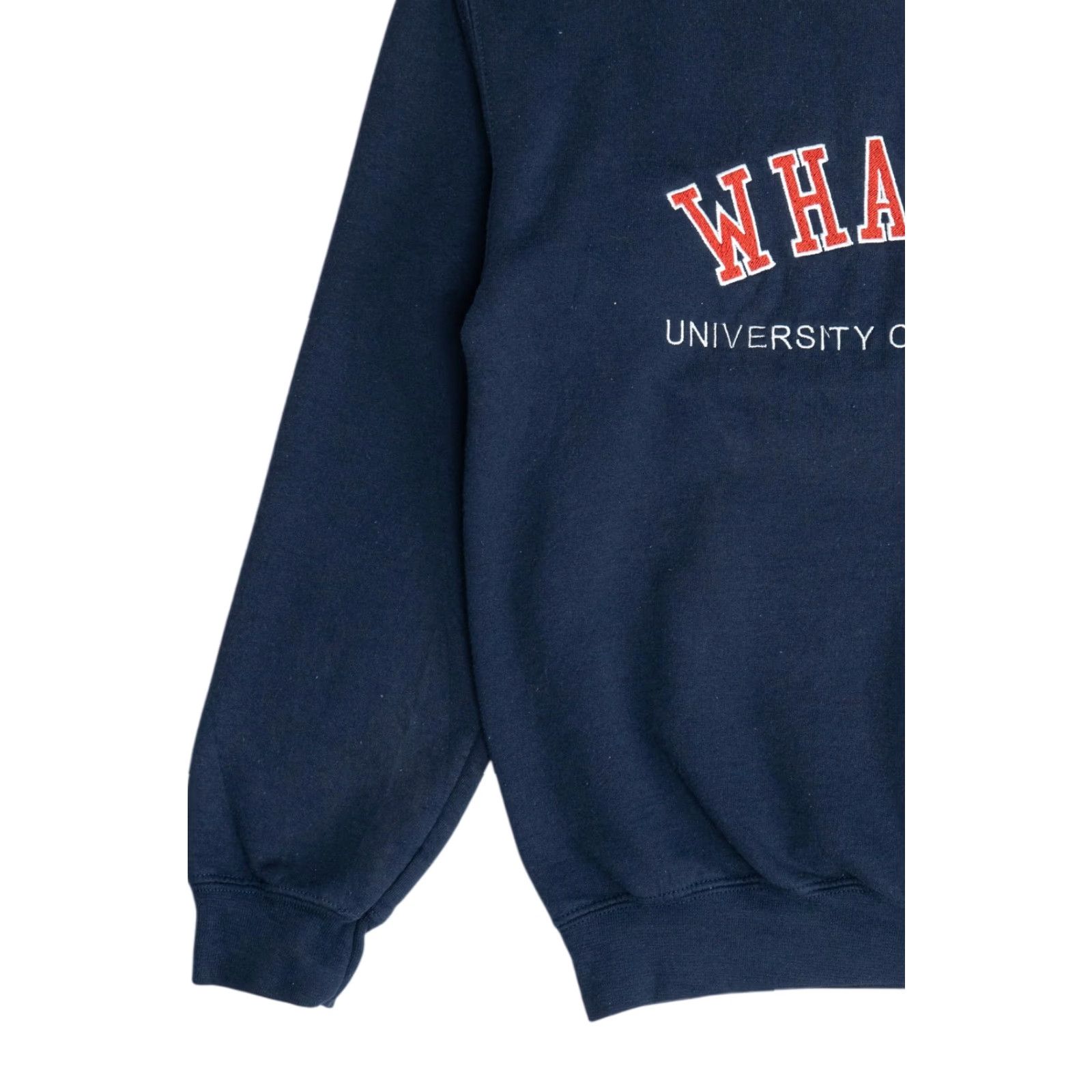 Vintage VINTAGE Wharton University Of Pennsylvania Embroidered College Sweatshirt Navy Blue Small Mens? Size US S / EU 44-46 / 1 - 7 Thumbnail