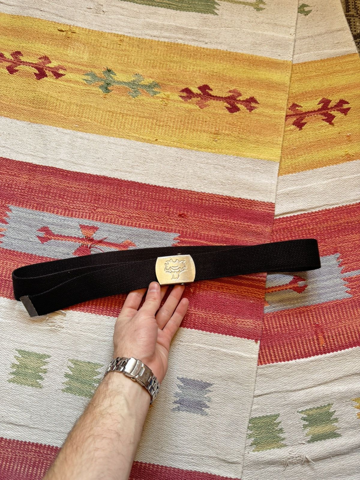 Vintage Vintage 90’s Rare Face Skateboarding y2k Every Day Belt Size ONE SIZE - 1 Thumbnail