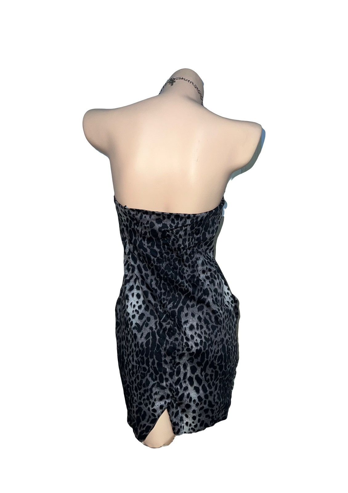 Japanese Brand Vintage Y2K Leopard strapless dress 🖤🐆 Size M / US 6-8 / IT 42-44 - 3 Thumbnail