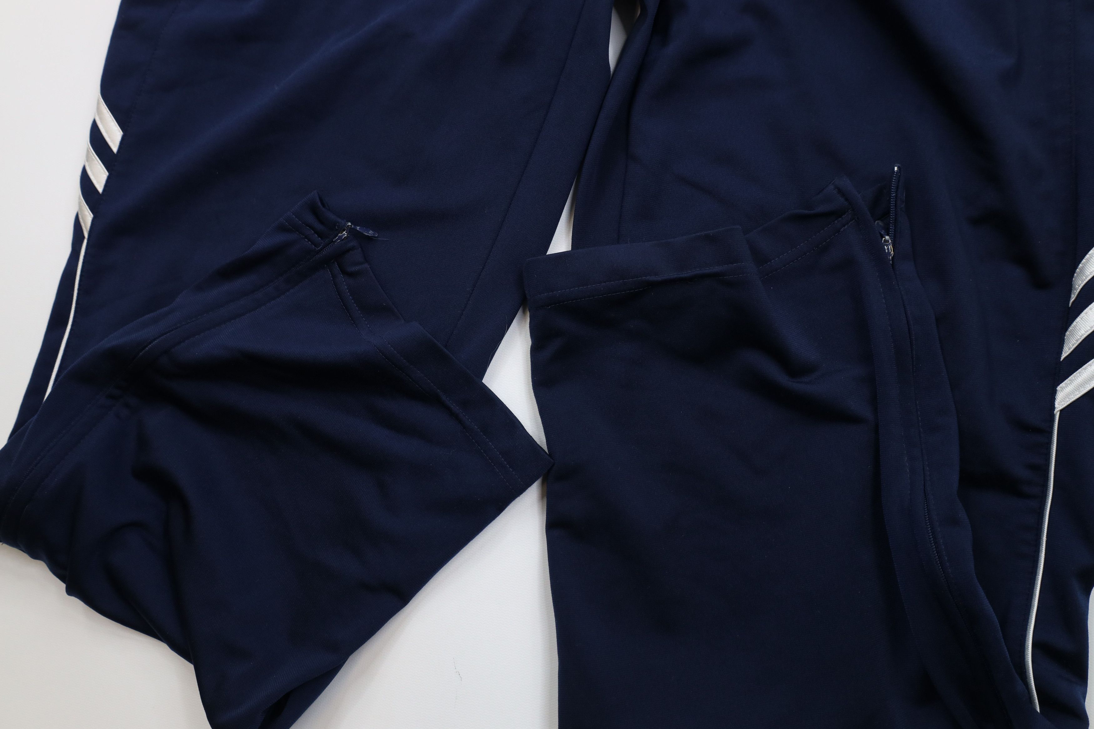 Adidas Vintage Y2K Adidas Spell Out Wide Leg Sweatpants Pants Blue Size US 34 / EU 50 - 7 Thumbnail