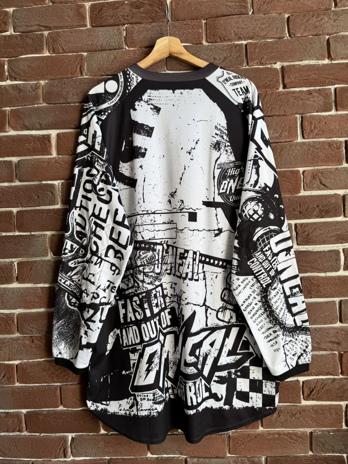 O'Neill O’Neal Motocross AOP Jersey Element Punk Rock Racing Rare Size US XL / EU 56 / 4 - 2 Thumbnail