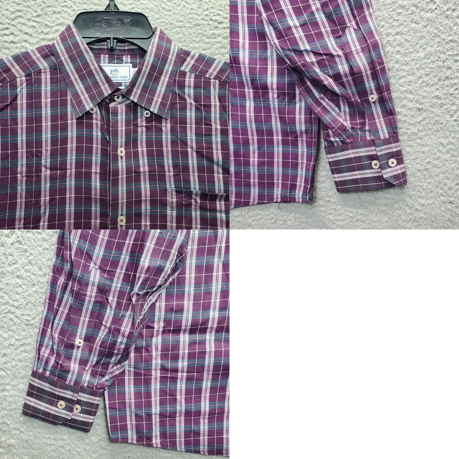 Southern Tide Southern Tide Shirt Mens L Plaid Classic Fit Long Sleeve Button-Up Multi Color Size US L / EU 52-54 / 3 - 8 Thumbnail
