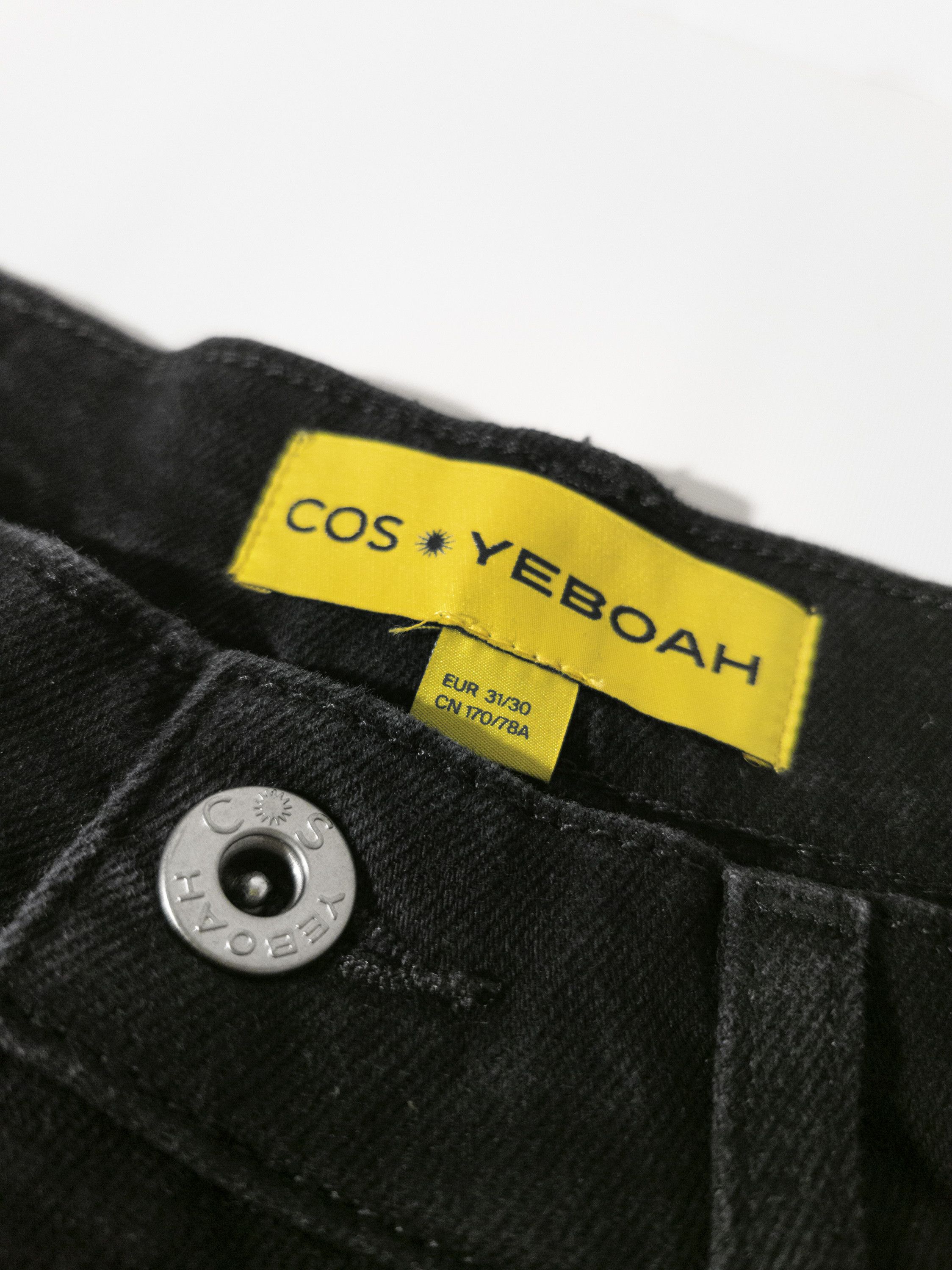Cos Reece Yeboah Slim Jeans clean black distressed limited edit. Size US 30 / EU 46 - 10 Thumbnail