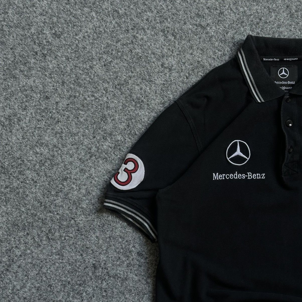 Mercedes-Benz VTG Mercedes Benz Henri Loyd Polo Size S Y2K 00s USA Sport-w Size US S / EU 44-46 / 1 - 5 Thumbnail