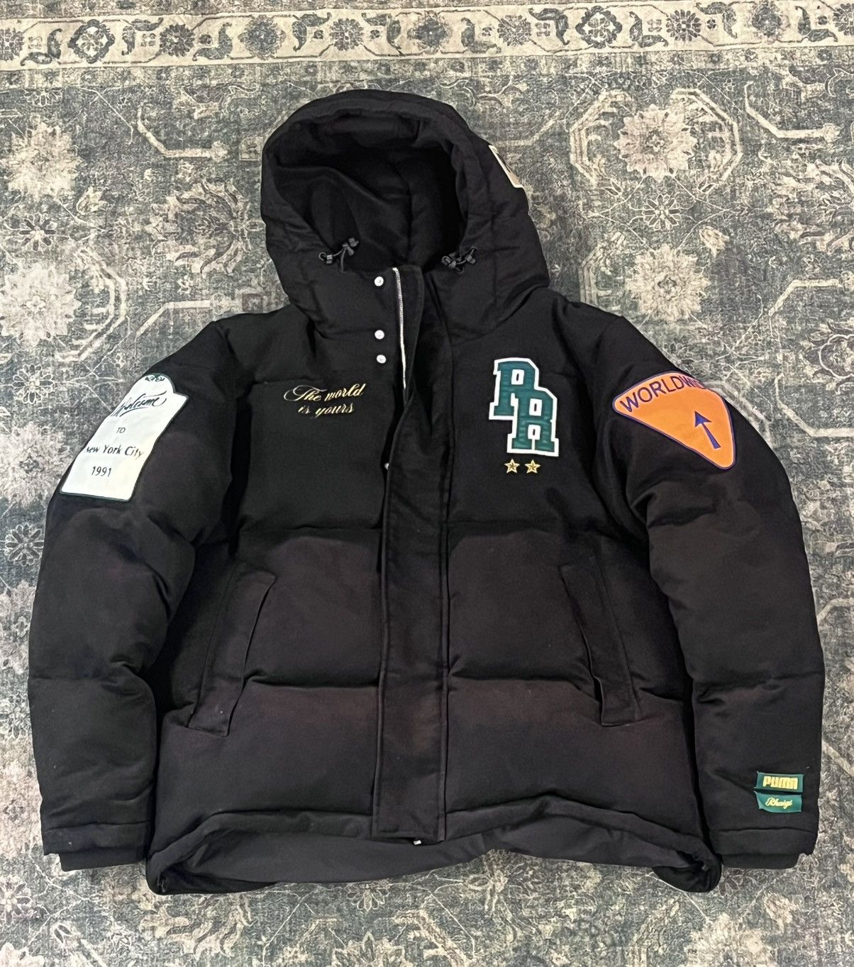 Puma Puma x Rhuigi Faux Leather Down Jacket Size US M / EU 48-50 / 2 - 1 Thumbnail