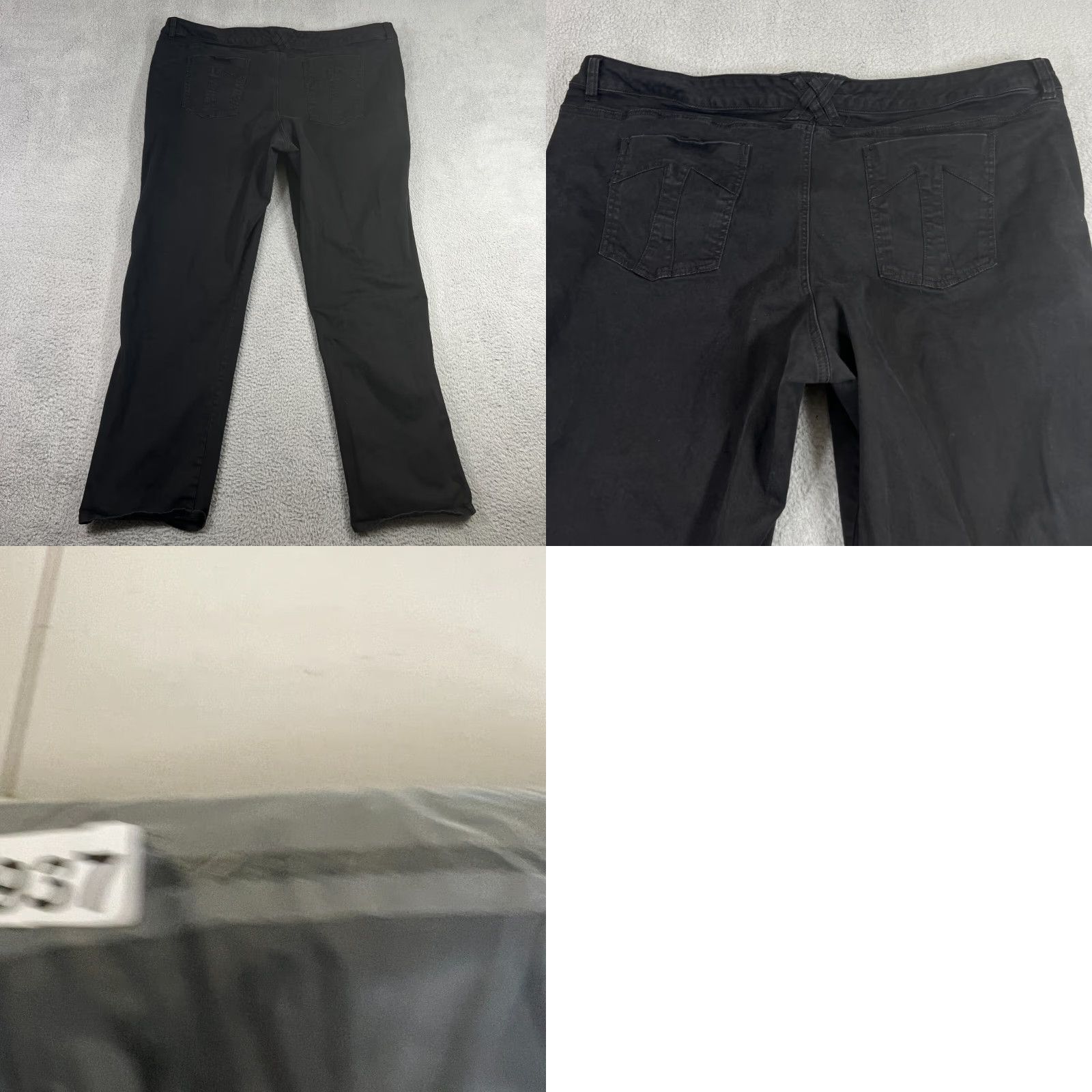 Tripp NYC TRIPP NYC Plus Size Pants Womens 28 Black Tapered Chino Goth Punk Size 28" / US 6 / IT 42 - 8 Thumbnail