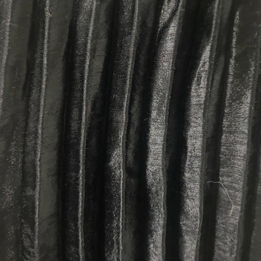 Designer Max Studio Pleated Black Midi Skirt Size XS Size 26" / US 2 / IT 38 - 3 Thumbnail