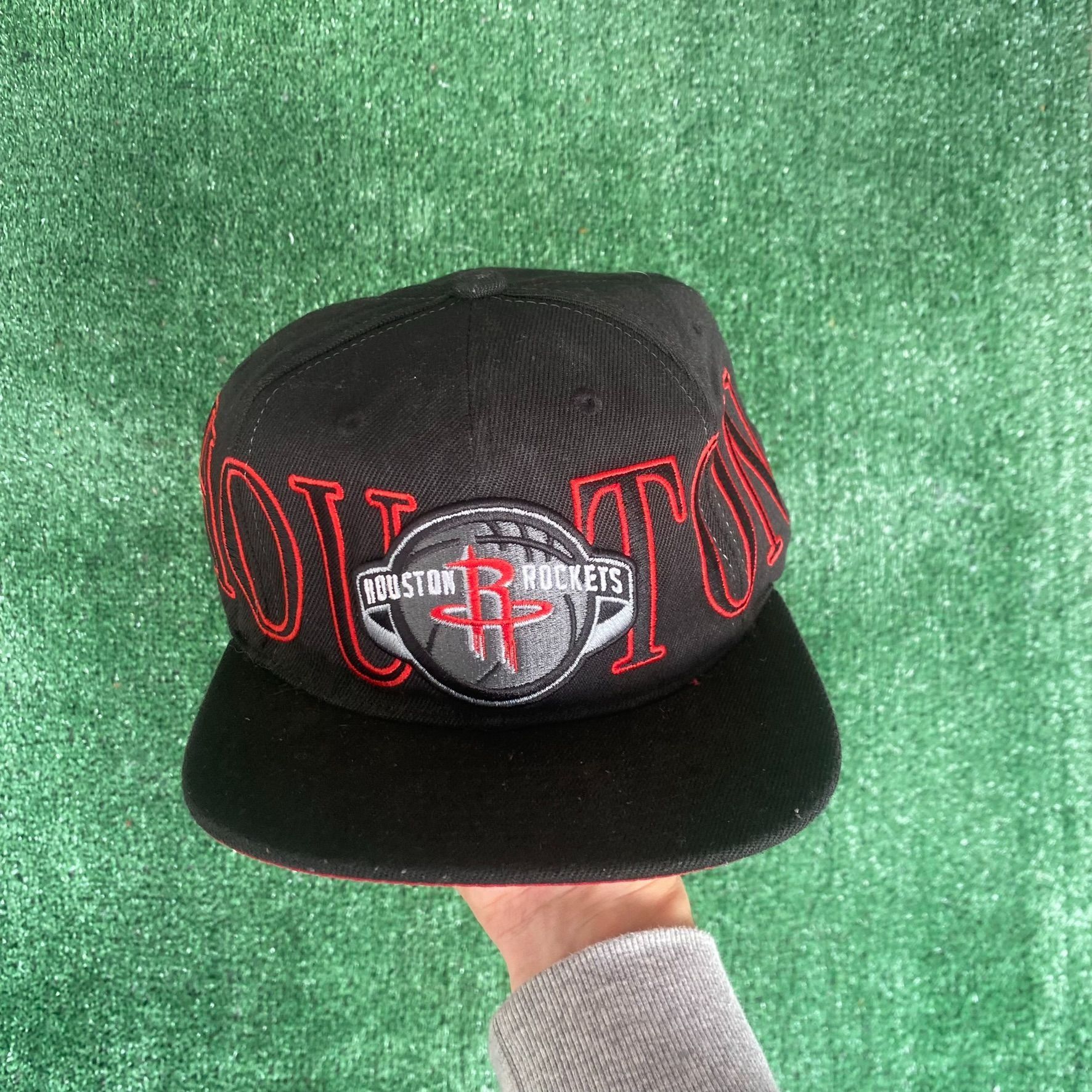 Mitchell & Ness Vintage Y2K Houston Rockets Snapback NBA Basketball Cap Hat Size ONE SIZE - 2 Thumbnail
