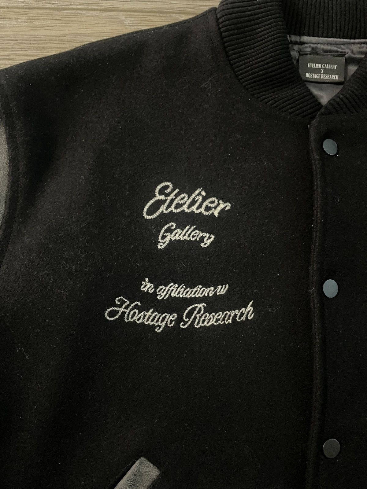 Etelier Gallery Etelier Gallery x Hostage Varsity Jacket Size US XL / EU 56 / 4 - 4 Thumbnail