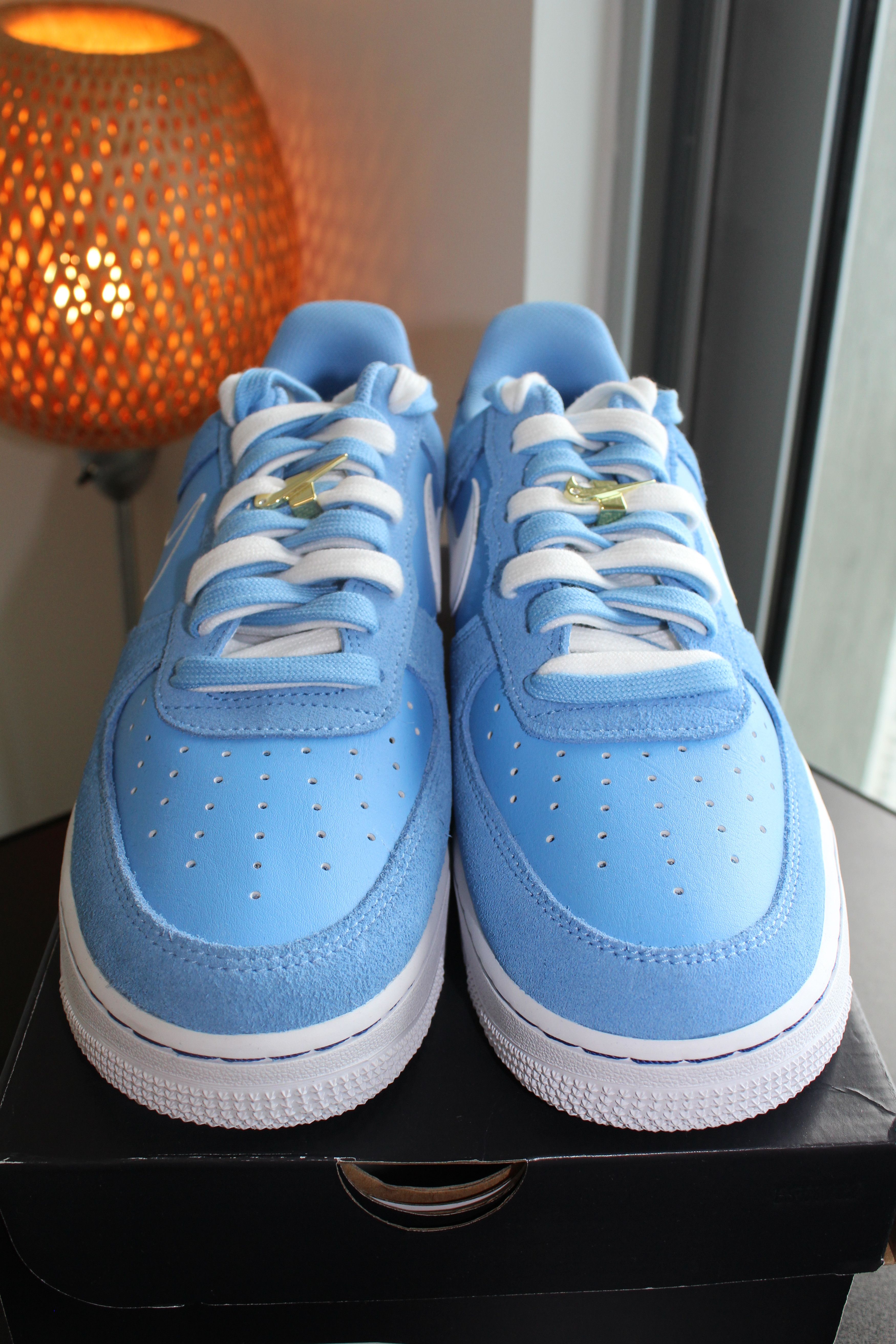 Nike Nike Air Force 1 '07 LV8 'First Use University Blue Size 7 Size US 7 / EU 40 - 3 Thumbnail