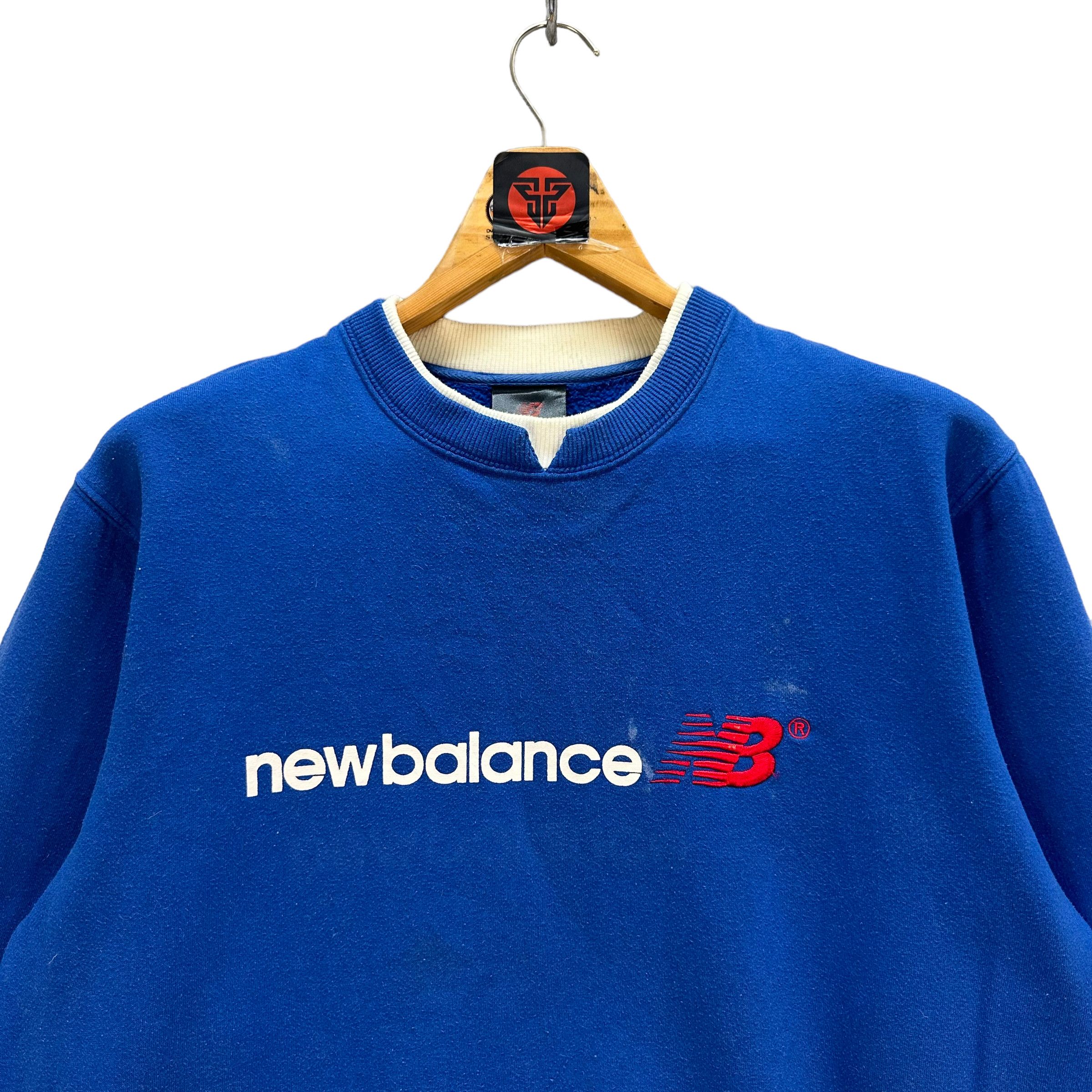 New Balance NEW BALANCE BIG LOGO BLUE SWEATSHIRTS #7434-146 Size US L / EU 52-54 / 3 - 2 Thumbnail