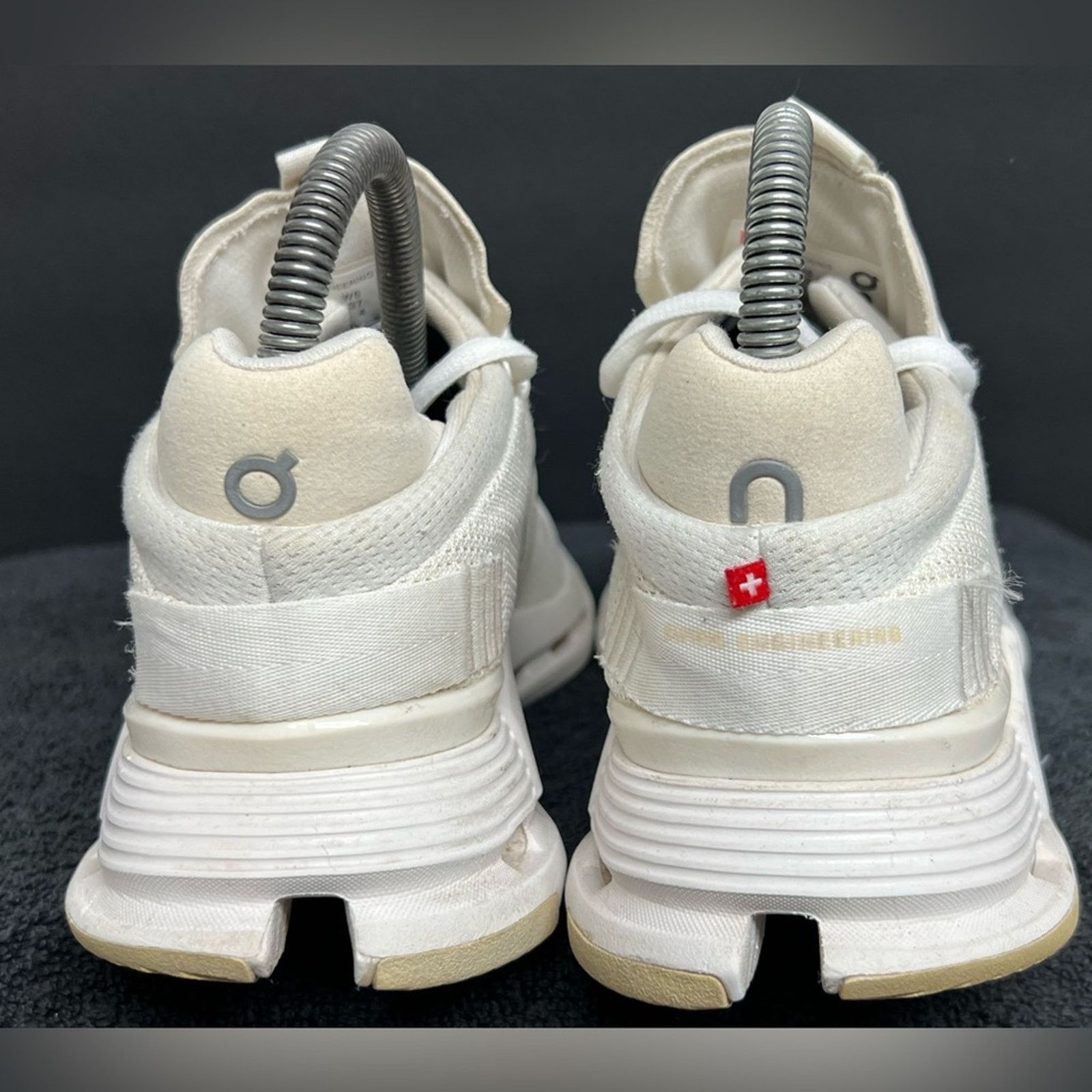 On On Cloud Cloudnova Triple White Running Shoes Women 6 EUC Size US 6 / IT 36 - 7 Thumbnail
