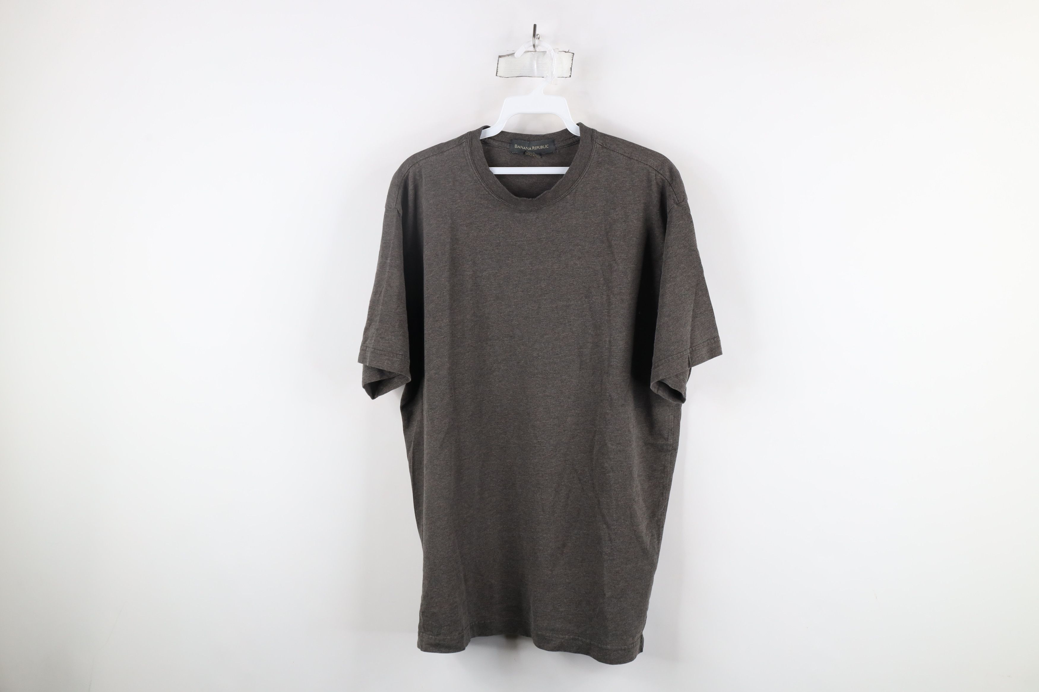 Banana Republic × Vintage Vintage 90s Banana Republic Blank Short Sleeve T-Shirt USA Size US L / EU 52-54 / 3 - 1 Thumbnail