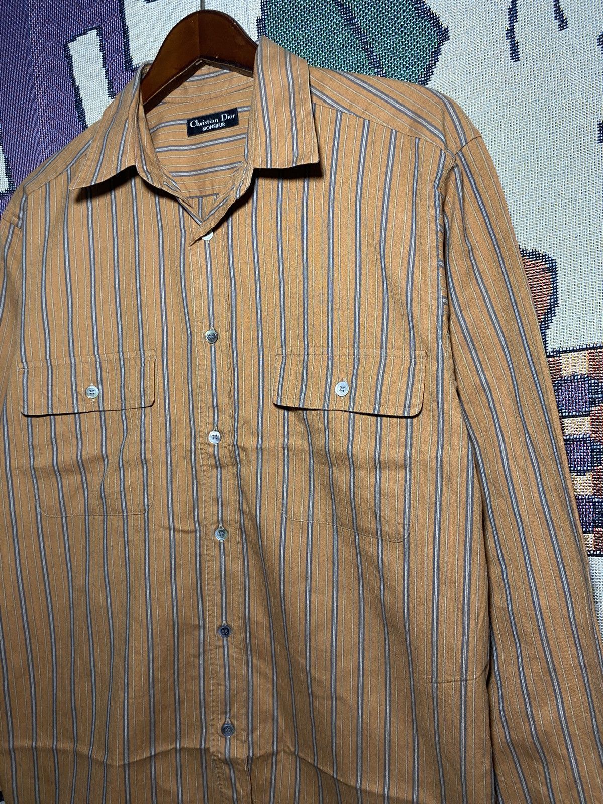 Christian Dior Monsieur Christian Dior Monsieur Vintage Shirt Size US L / EU 52-54 / 3 - 3 Thumbnail