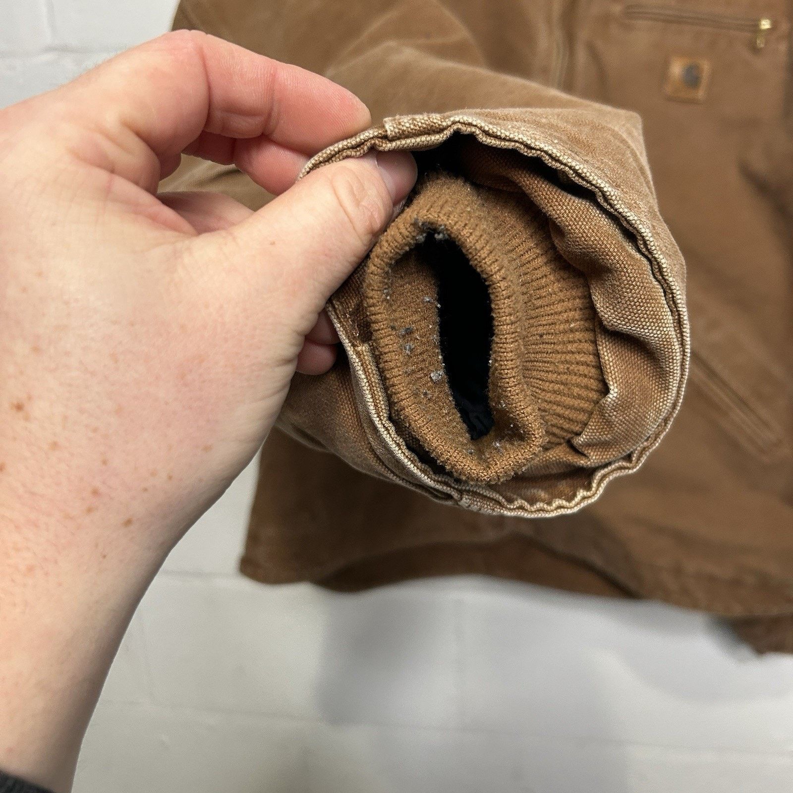 Carhartt Y2K Carhartt Sherpa-Lined Hooded Detroit Jacket “Brown” J141 Size US XL / EU 56 / 4 - 9 Thumbnail