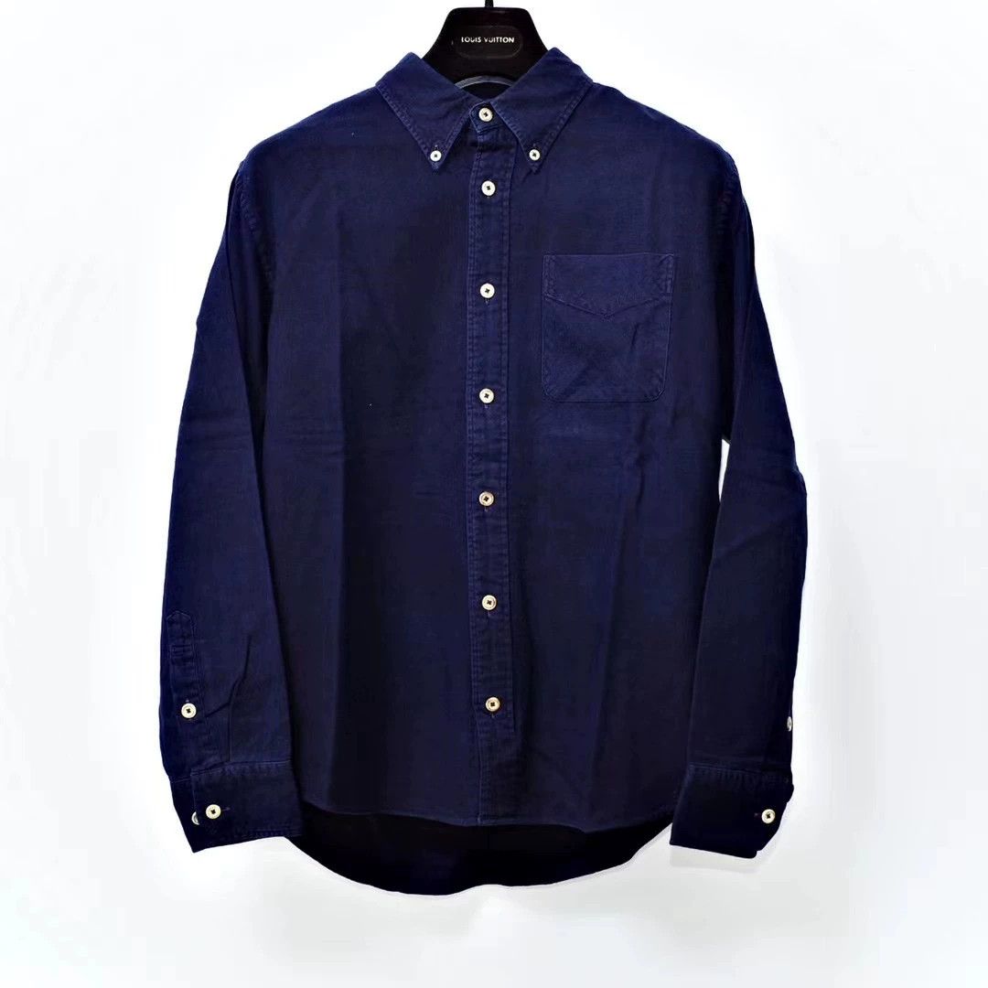 Visvim Visvim Giza Indigo Dye L/S Shirt Size US S / EU 44-46 / 1 - 1 Thumbnail