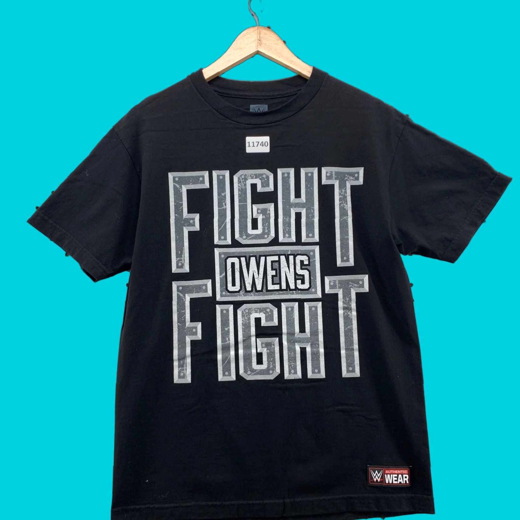 Vintage WWE Shirt Mens Kevin Owens Fight Owens Fight Short Sleeve Black Medium T-Shirt Size US M / EU 48-50 / 2 - 1 Thumbnail