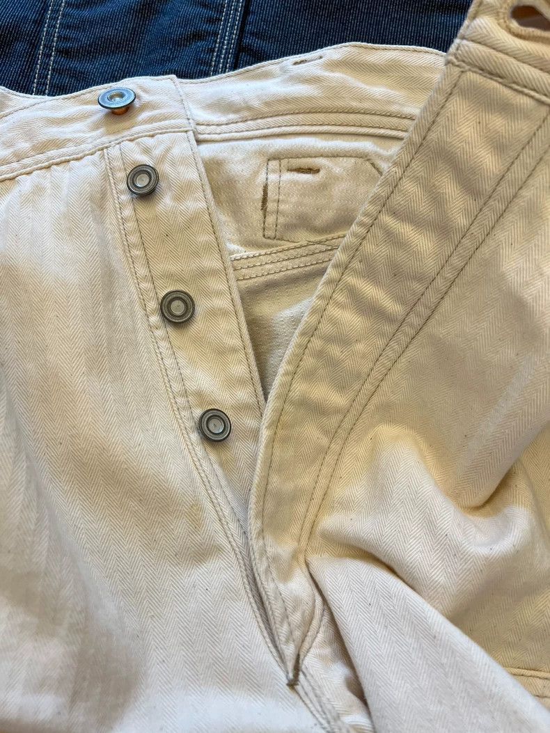 Freewheelers Freewheelers White underground work pants Size US 34 / EU 50 - 4 Thumbnail