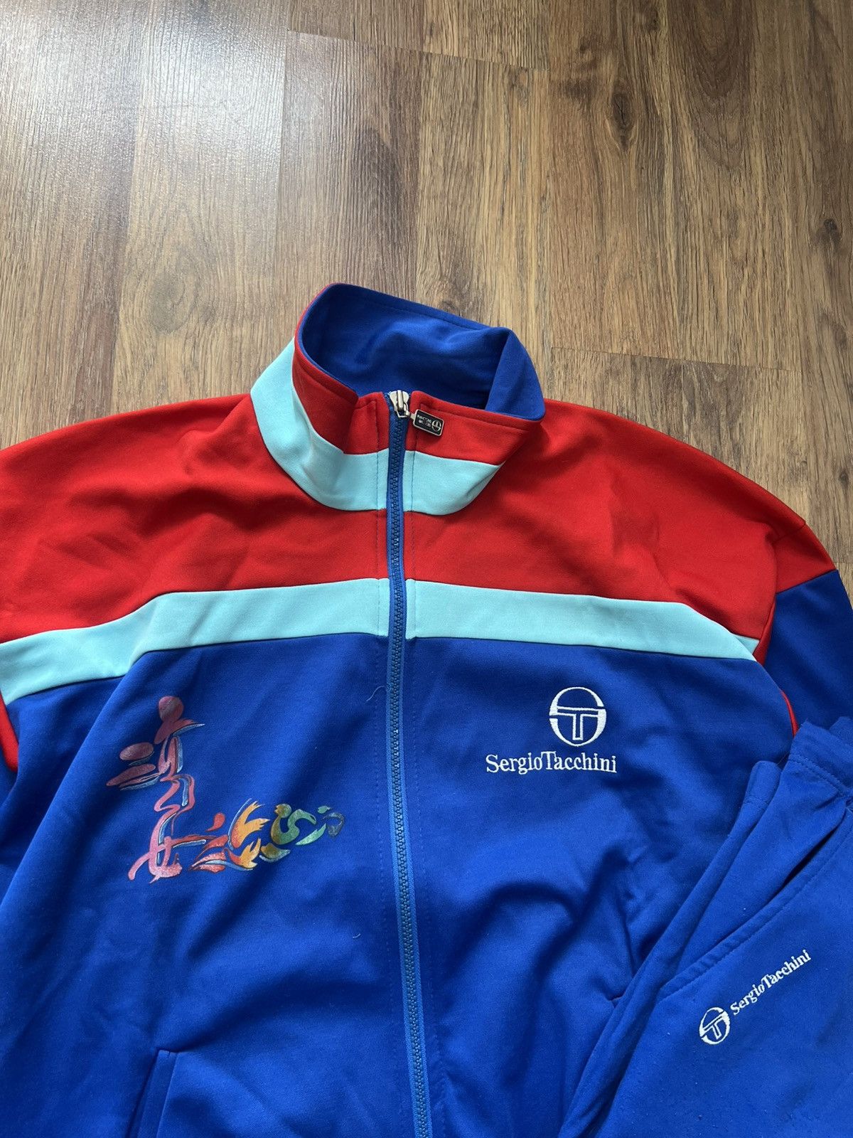 Sergio Tacchini Sergio Tacchini Vintage Tracksuit (Jacket & Pants Set) Size US M / EU 48-50 / 2 - 2 Thumbnail