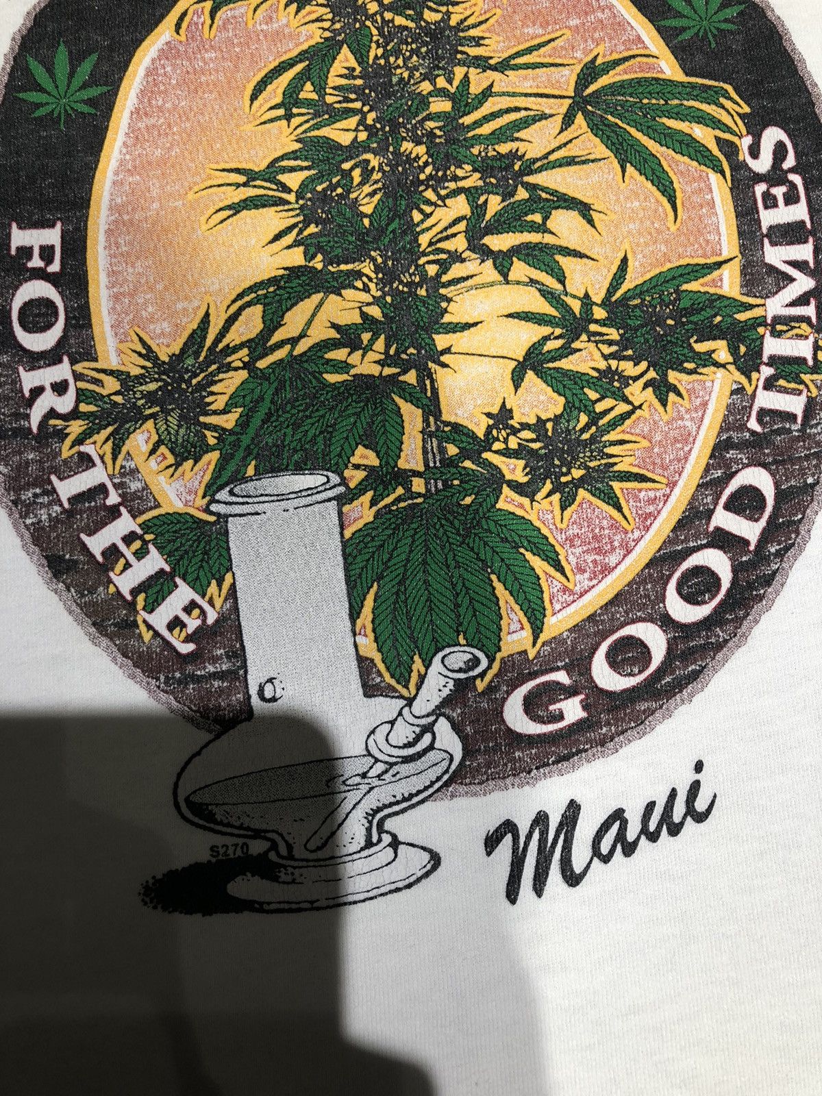 Vintage Hawaiian Pakalolo Maui T-Shirt Size US XL / EU 56 / 4 - 20 Thumbnail