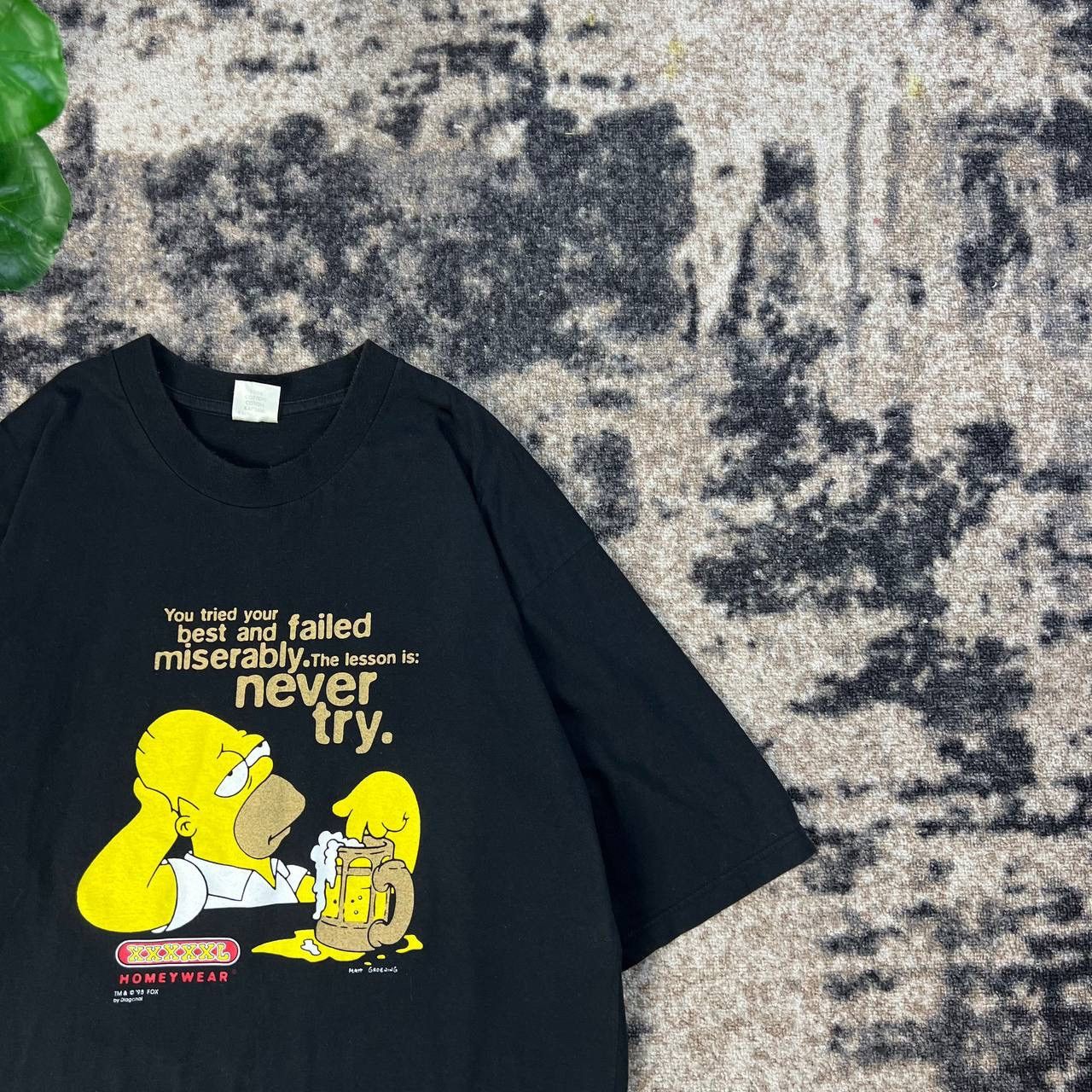 The Simpsons The Simpsons Vintage 1998s Humor Cartoon T-Shirt 1TS36 Size US L / EU 52-54 / 3 - 2 Thumbnail