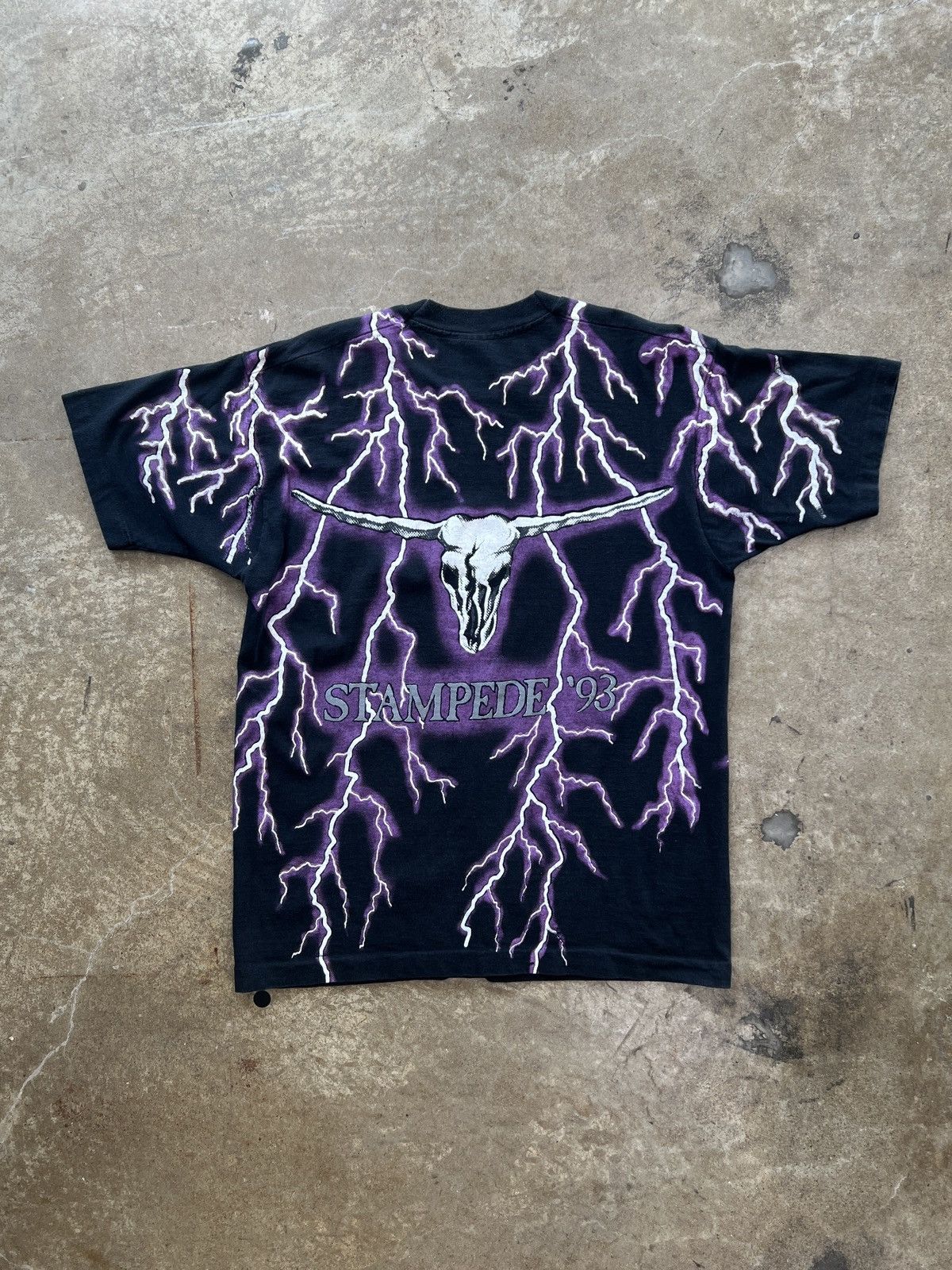 Band Tees Vintage 90s Brooks & Dunn Electric Rodeo Lightning Tee Large Size US L / EU 52-54 / 3 - 4 Thumbnail