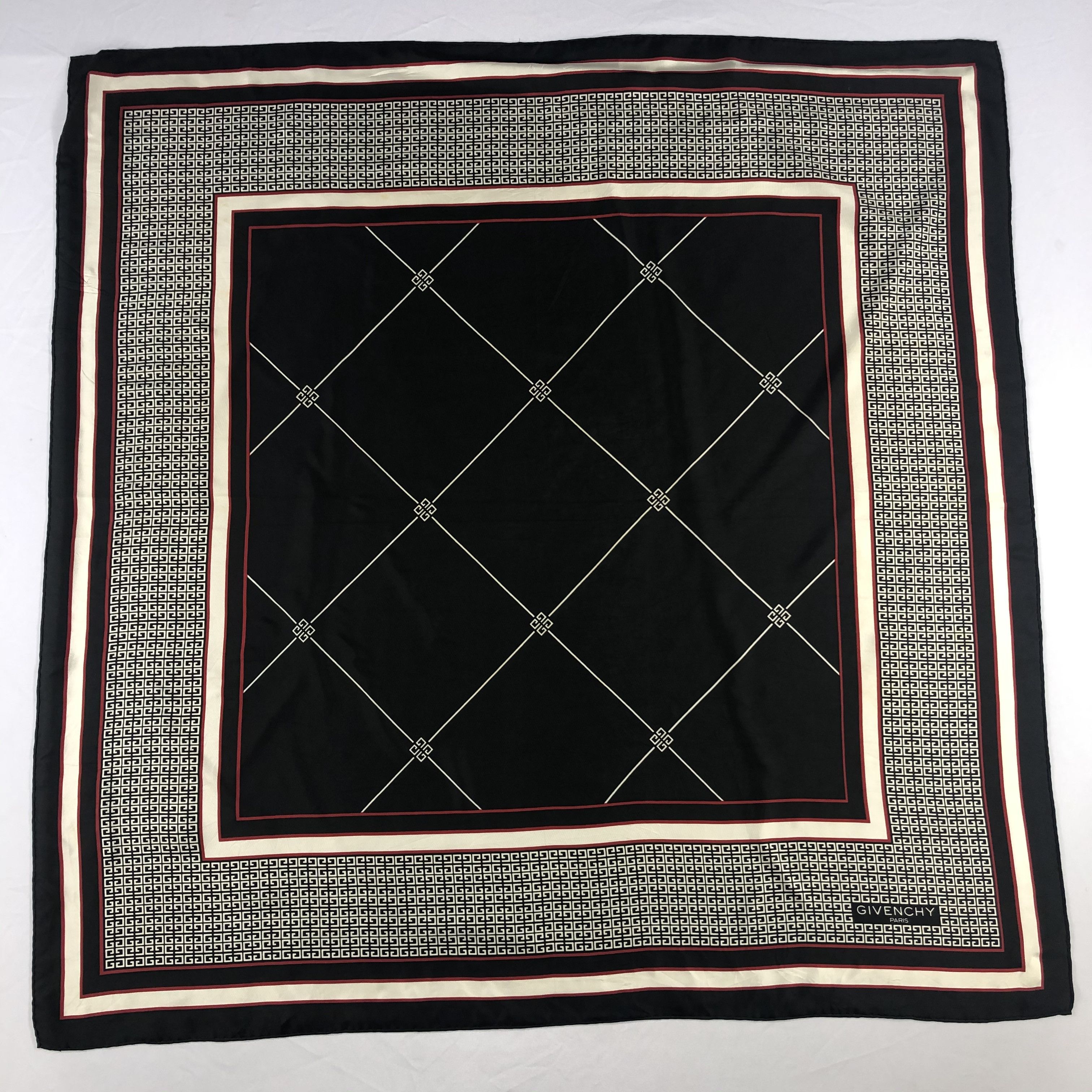 Vintage Vintage Givenchy Silk Scarf Size ONE SIZE - 2 Thumbnail