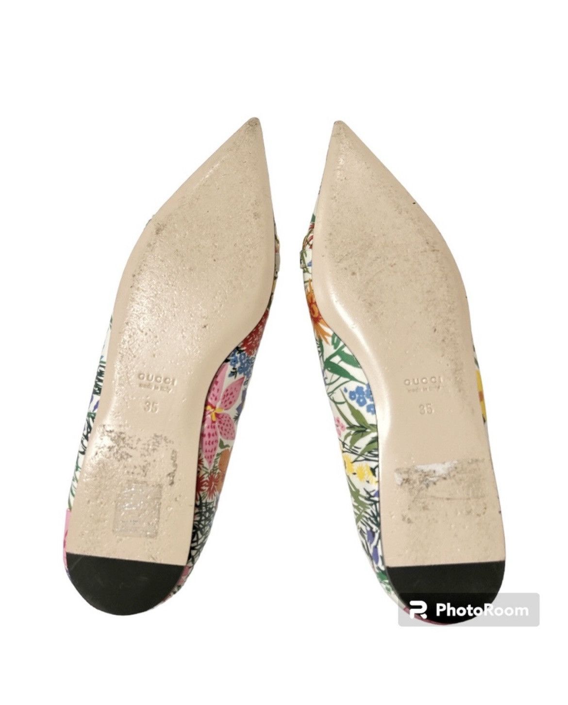 Gucci GUCCI Ken Scott Horsebit Deva Ballet Floral Size EU 35 US 5 Size US 5 / IT 35 - 6 Thumbnail