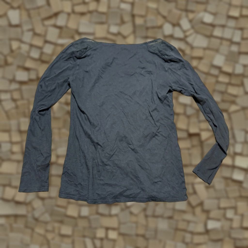 Gap GAP Shirt Womens Small Black Long Sleeve Shirt Size S / US 4 / IT 40 - 1 Thumbnail