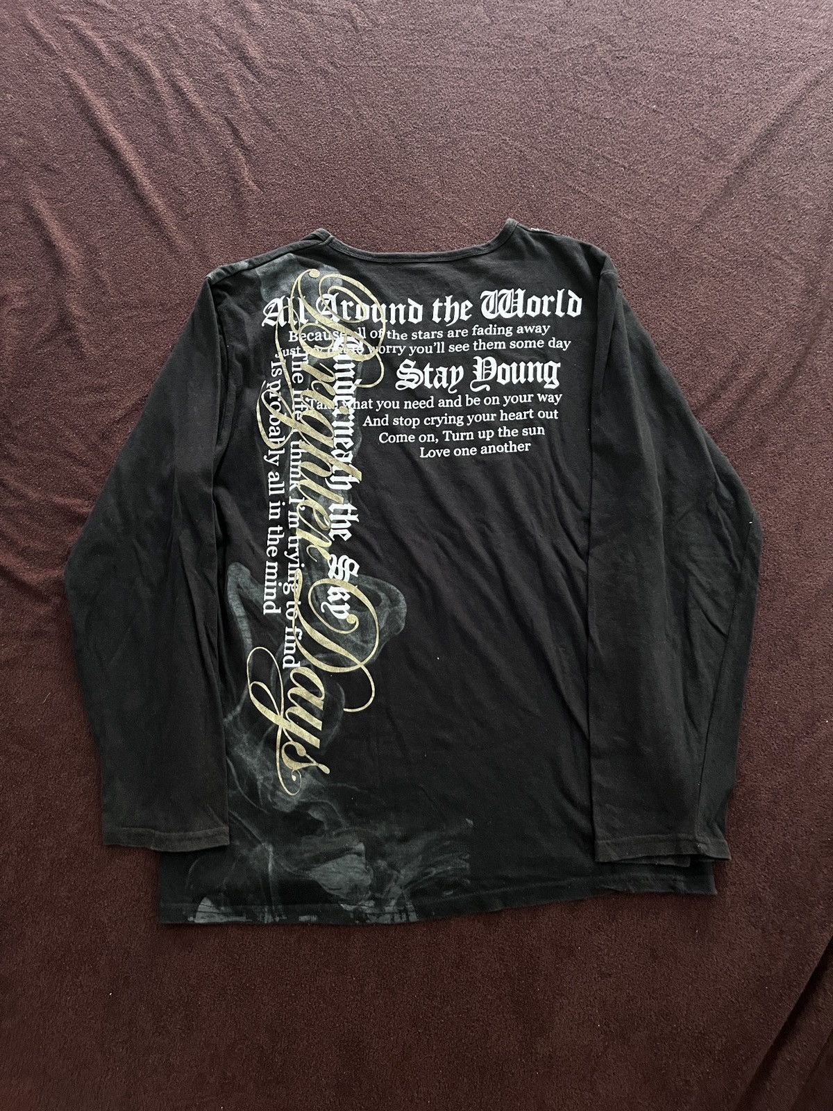 Japanese Brand Japanese Defectibe Struct Poem V neck Size US M / EU 48-50 / 2 - 2 Thumbnail