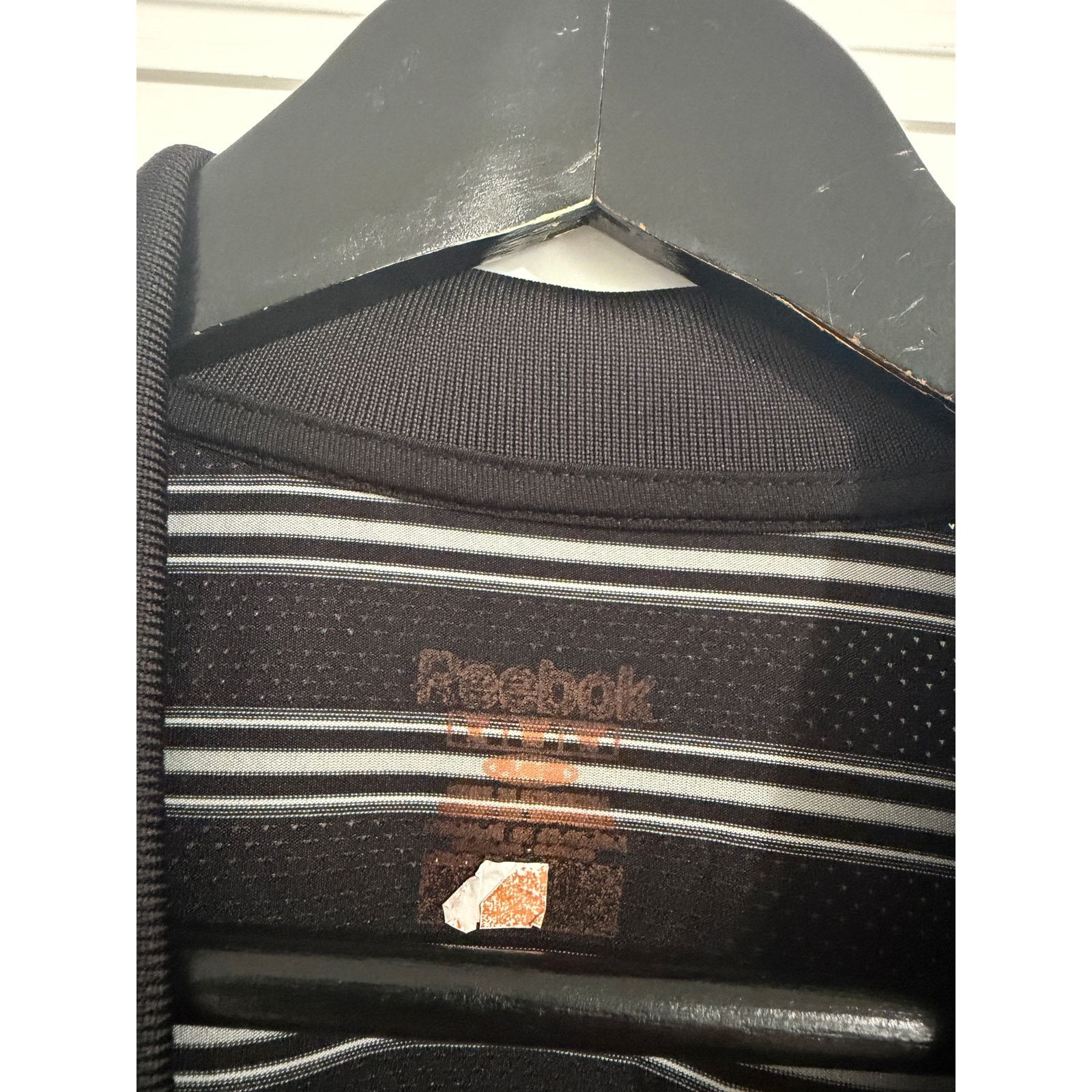 Reebok Minnesota Wild Black and White Striped Hockey Polo Size XL Size US XL / EU 56 / 4 - 3 Thumbnail