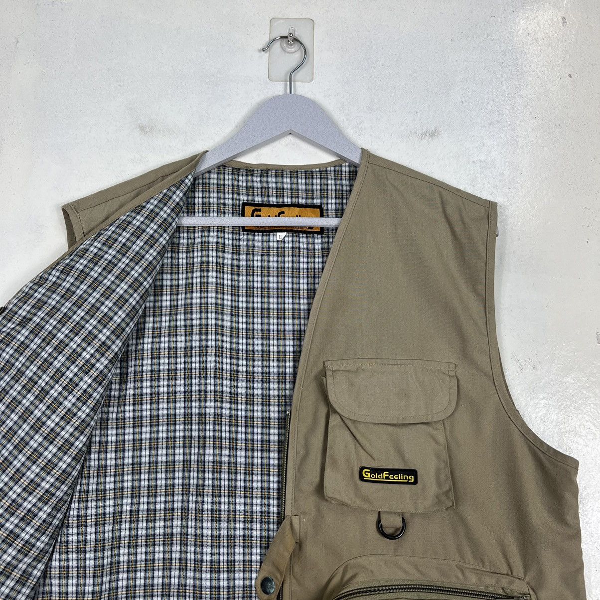 Japanese Brand 🔥 GOLD FELING MULTI POCKET FISHING VEST Size US L / EU 52-54 / 3 - 11 Thumbnail