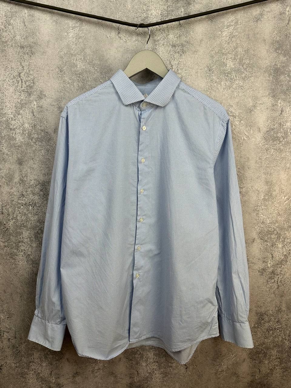 Pal Zileri Pal Zileri Luxury Cotton Poplin Micro Geometric Shirt Size US XXL / EU 58 / 5 - 1 Thumbnail