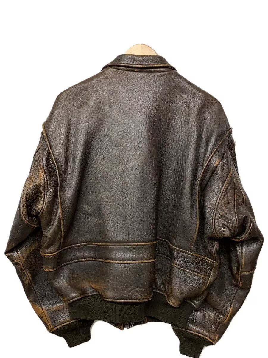 Avirex Avirex Leather Jacket Blouson Brown Size US M / EU 48-50 / 2 - 2 Thumbnail