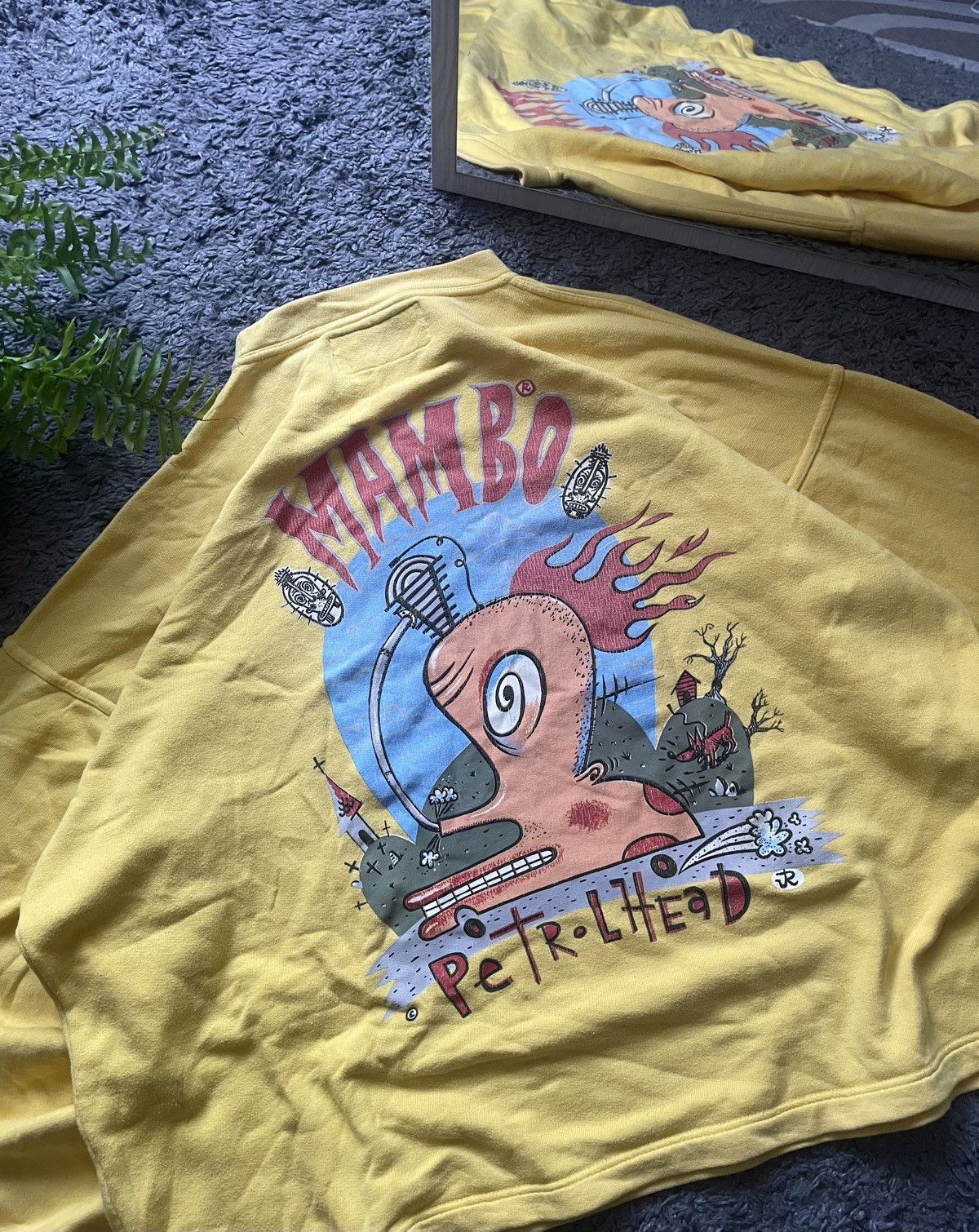 Mambo × Vintage 90s Mambo Sweatshirt 1995 Streetwear Big Logo Rare Y2k Size US L / EU 52-54 / 3 - 5 Thumbnail