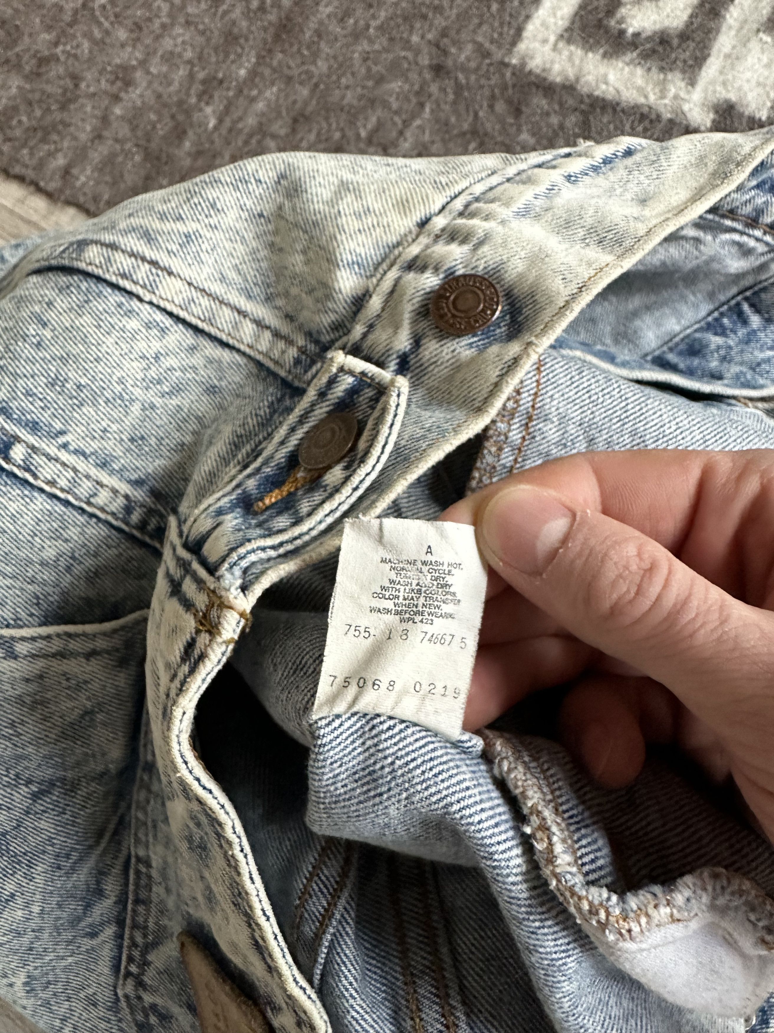 Levi's Levis USA Made Vintage 80s Stone Washed Denim Jacket 5844AC Size US S / EU 44-46 / 1 - 7 Thumbnail
