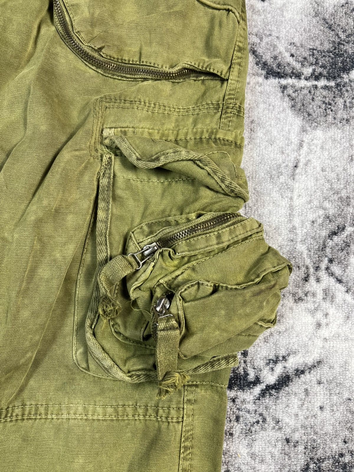 Other Olive Multi Pocket Cargo Pants Size 36 Fit 34 Size US 34 / EU 50 - 5 Thumbnail