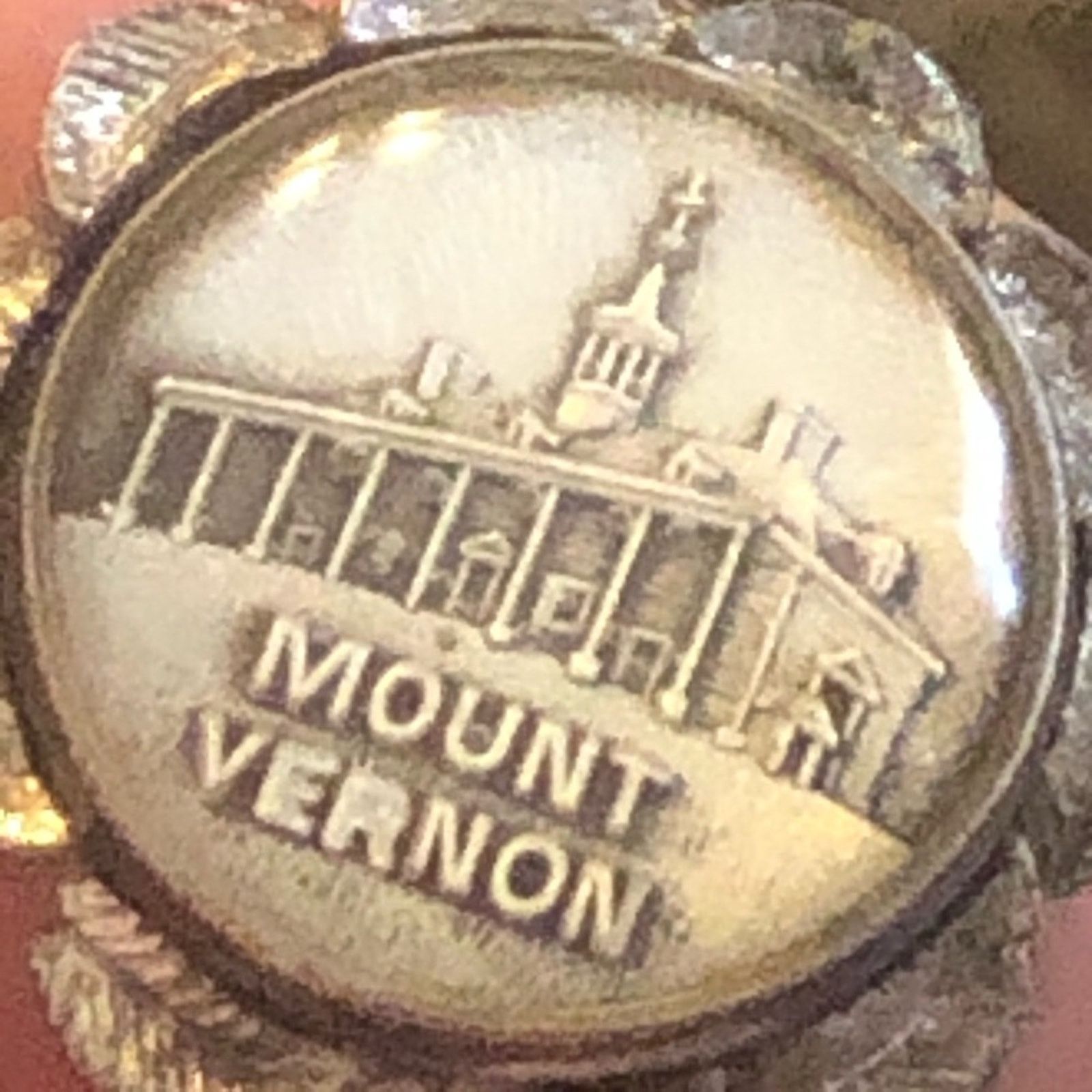 Other Antique Mount Vernon silver tone hat pin stick pin Size ONE SIZE - 5 Thumbnail